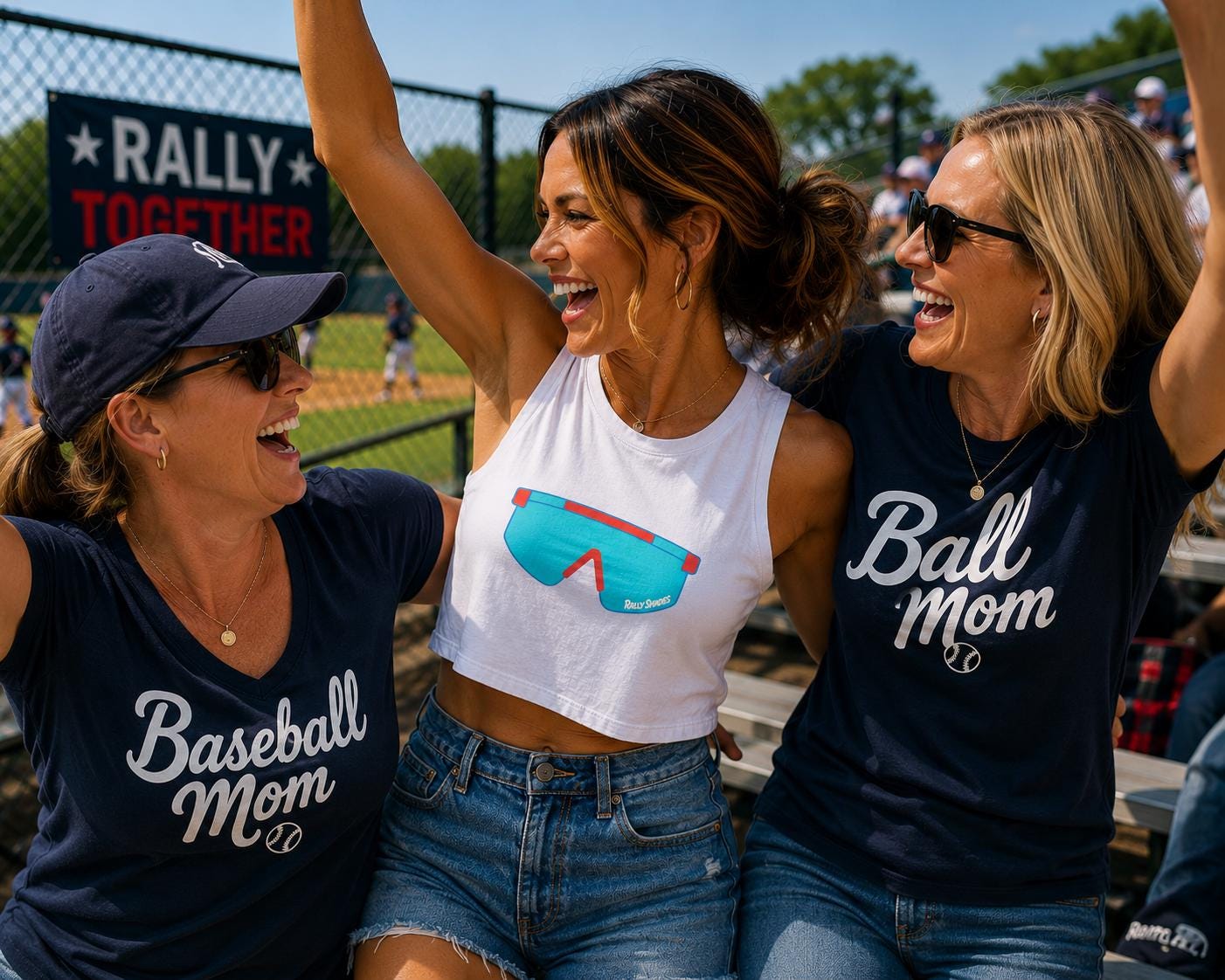 Rally Shades Crop Top, by Rally Republic