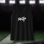 Rally Hustle Women's Sleeveless Performance V-Neck Tee