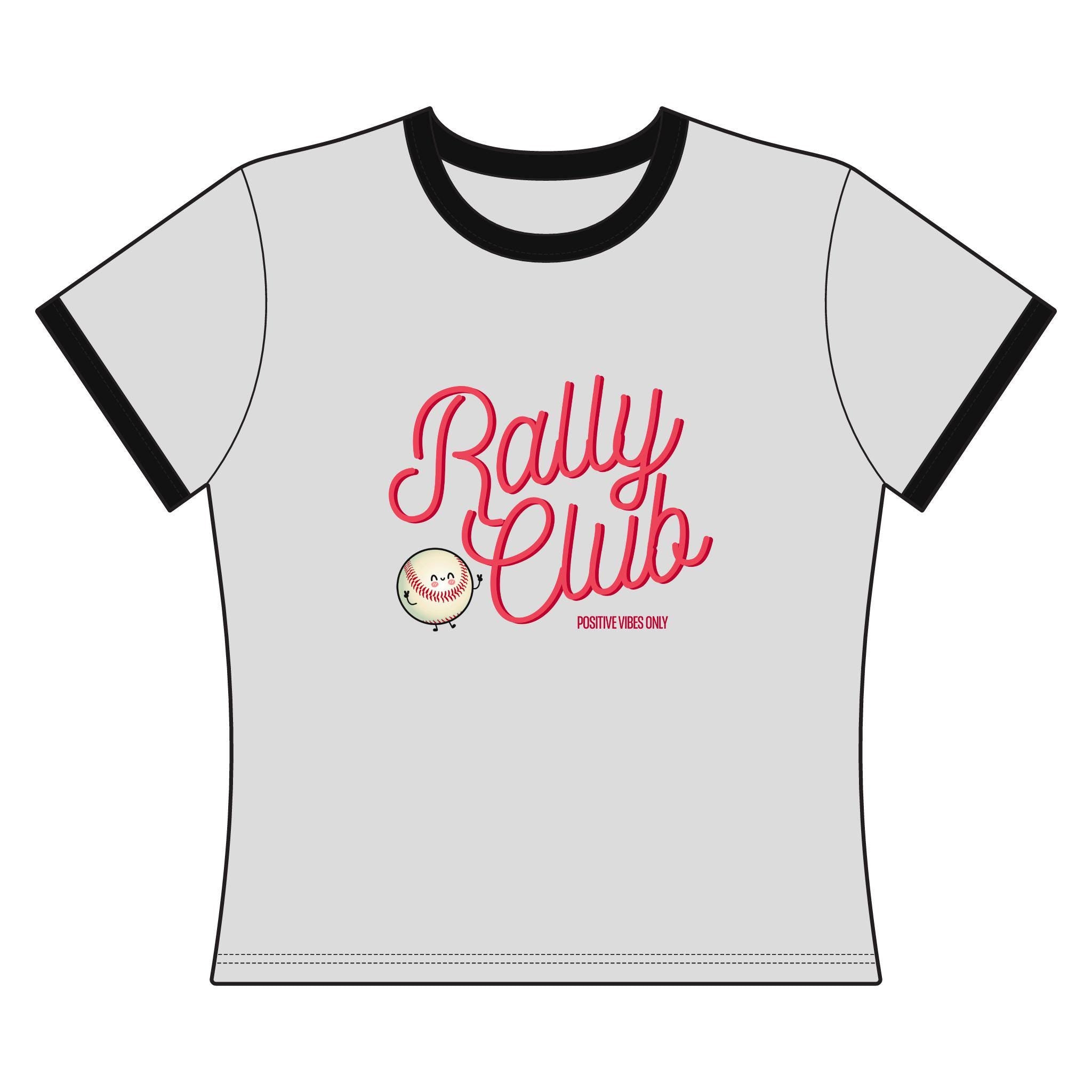 Rally Club Women's Ringer Tee, by Rally Republic