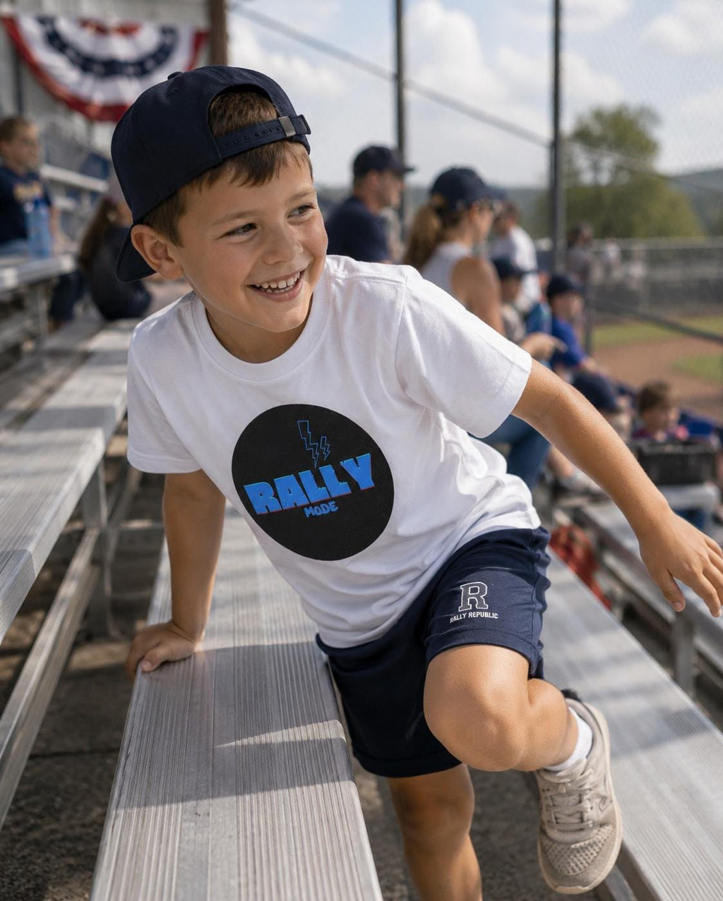 Electro-Rally Mode Youth Competitor Tee, by Rally Republic