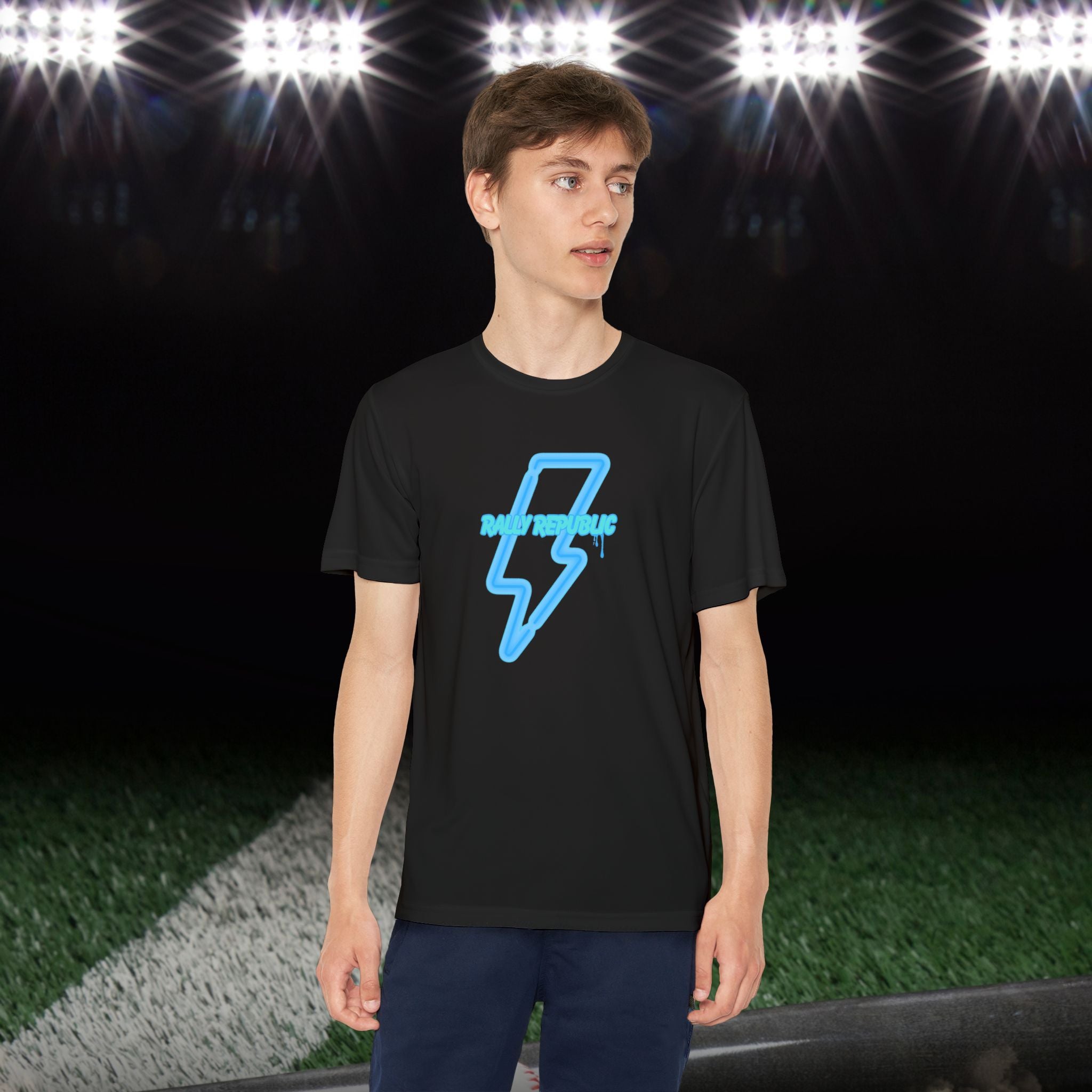 Rally Ball Energy Boy’s Athletic Tee