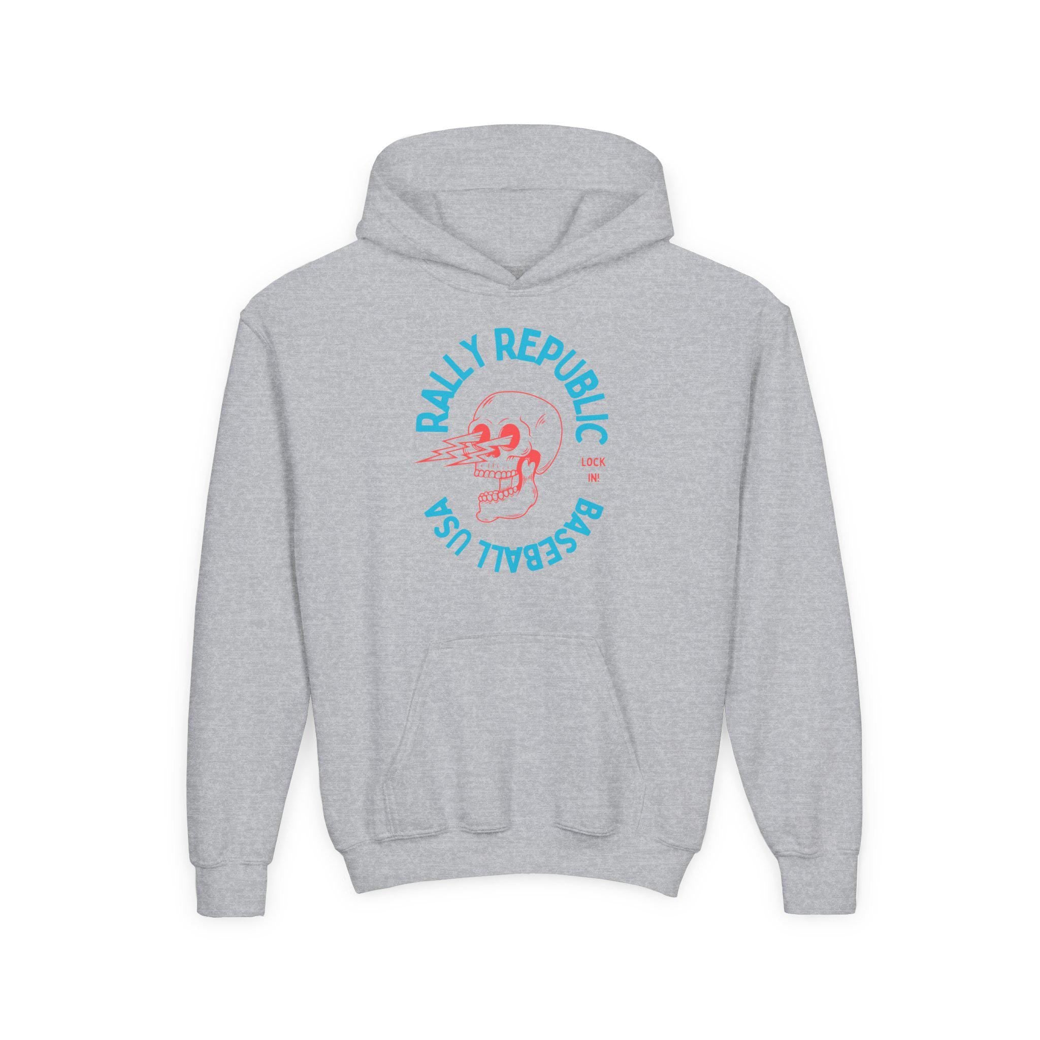 Rally Republic Baseball Lock In Youth Hoodie