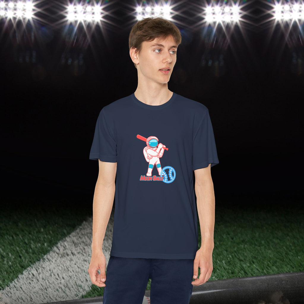 Moon Balls Boy’s Athletic Tee