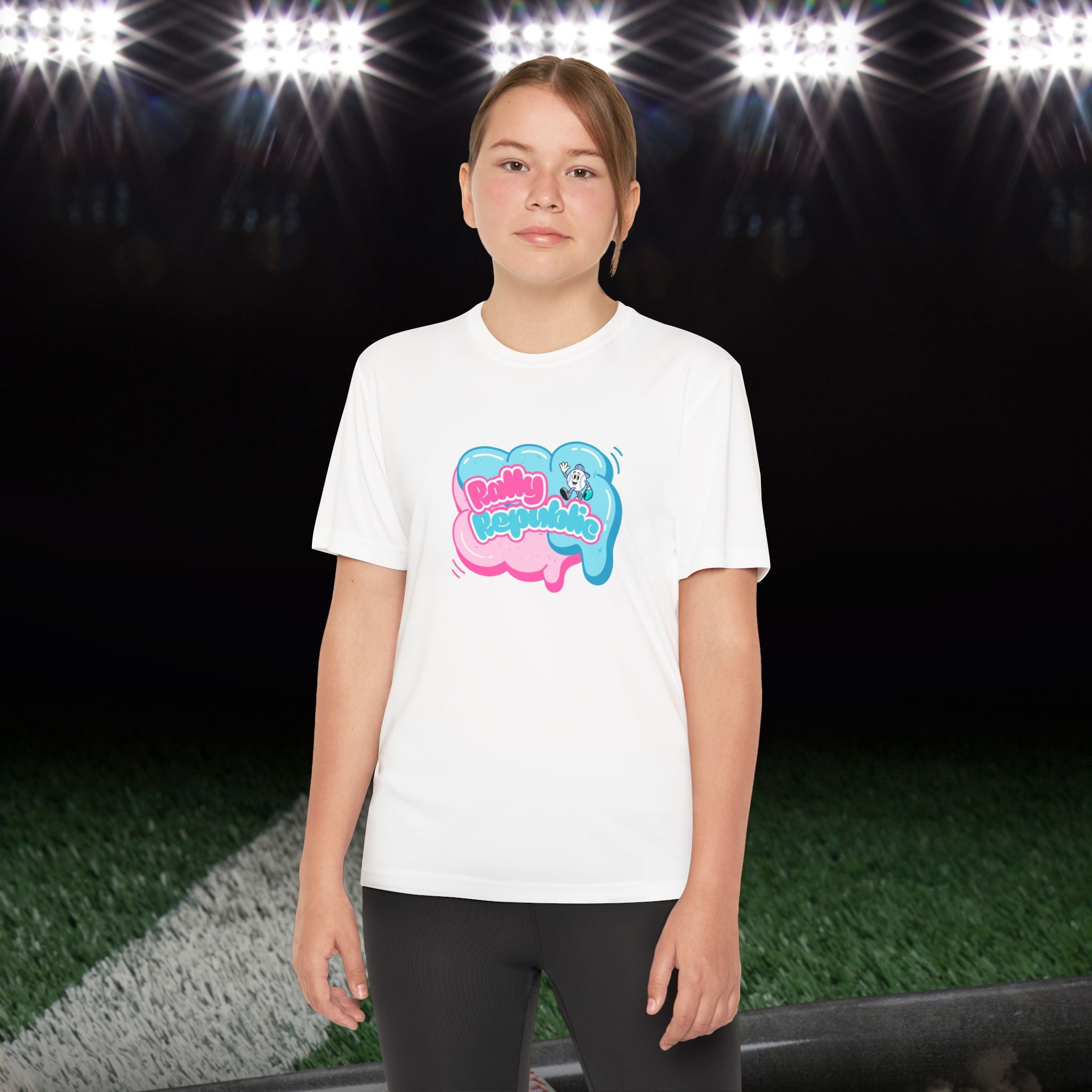 Gum Ball Rally Girl’s Athletic Tee