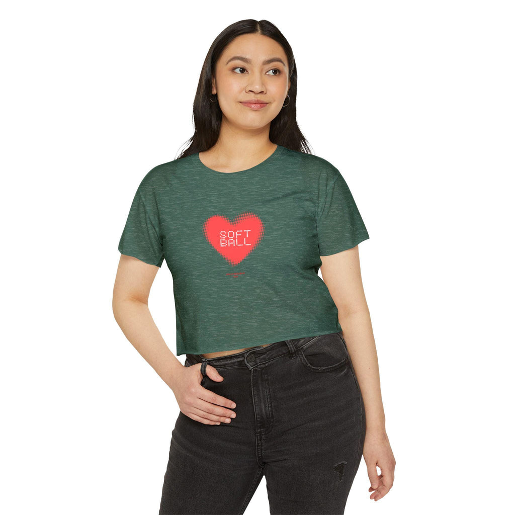 Softball Love Crop Top, by Rally Republic
