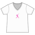 Rally Girl Signature Hitter Performance V-Neck Tee, by Rally Republic