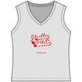 RallyGirl Softball Club Women's Sleeveless Competitor V-Neck Tee, by Rally Republic