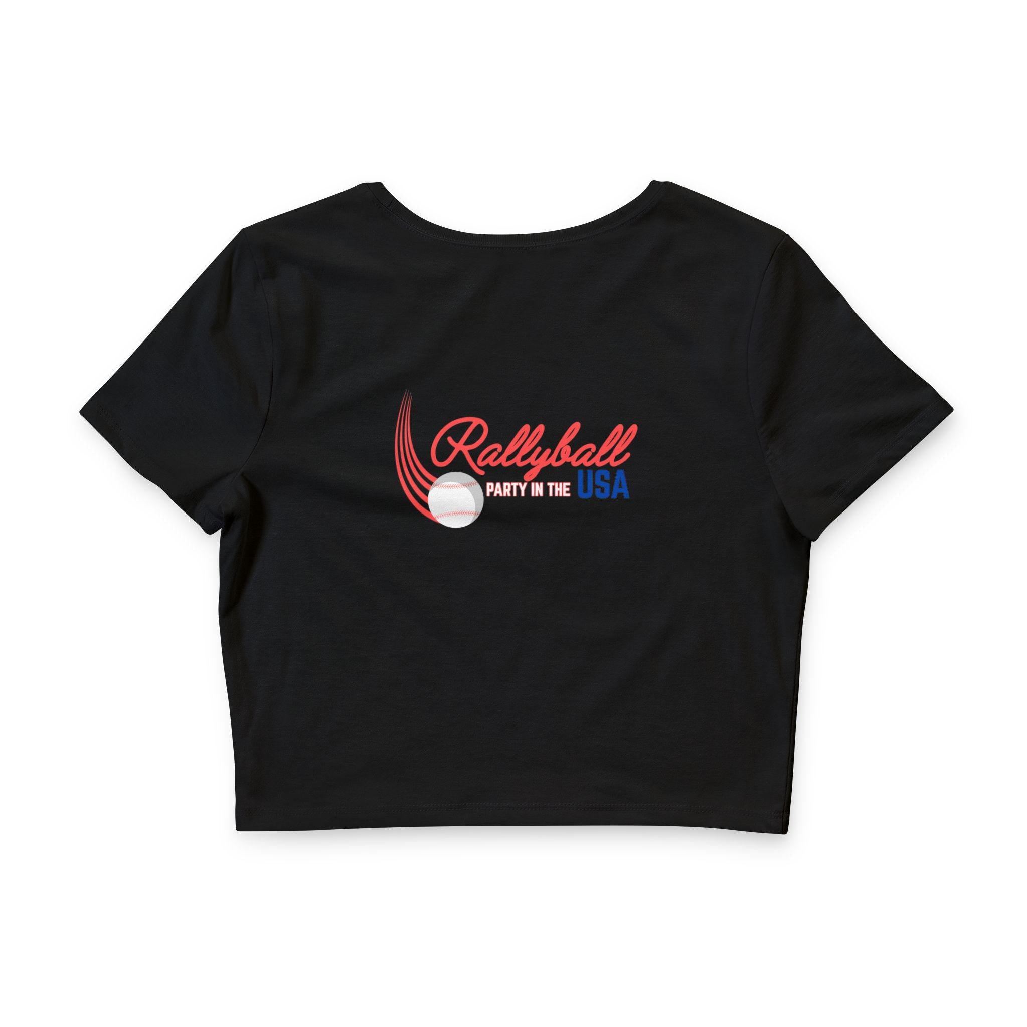 Rallyball USA Crop Tee, by Rally Republic