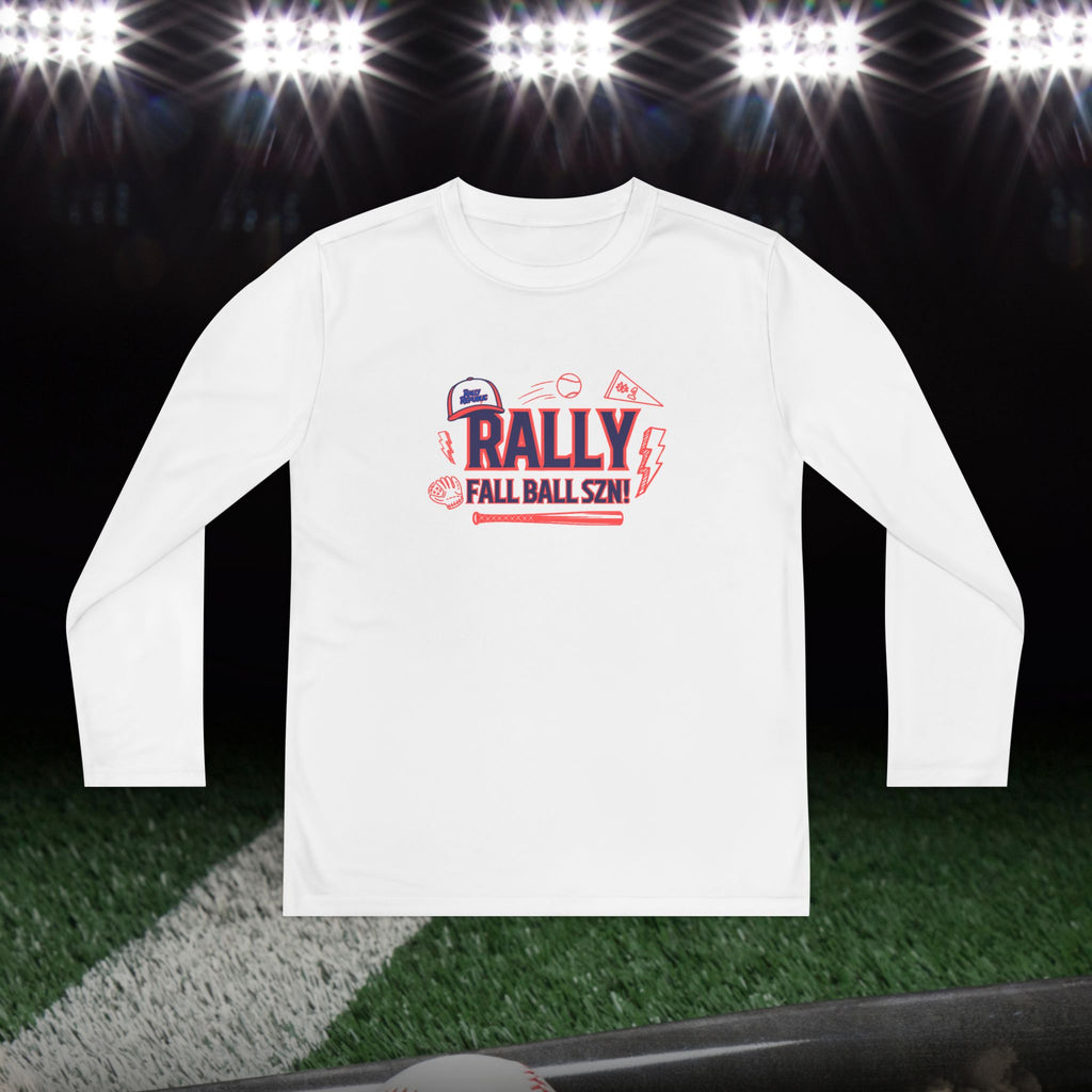 Rally FALL BALL SZN Youth Long Sleeve Athletic Tee
