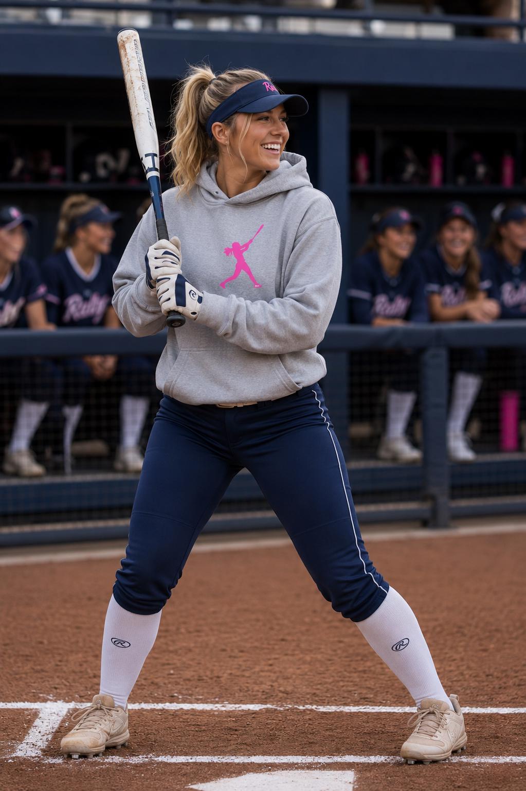Rally Girl Signature Hitter Premium Hoodie, by Rally Republic