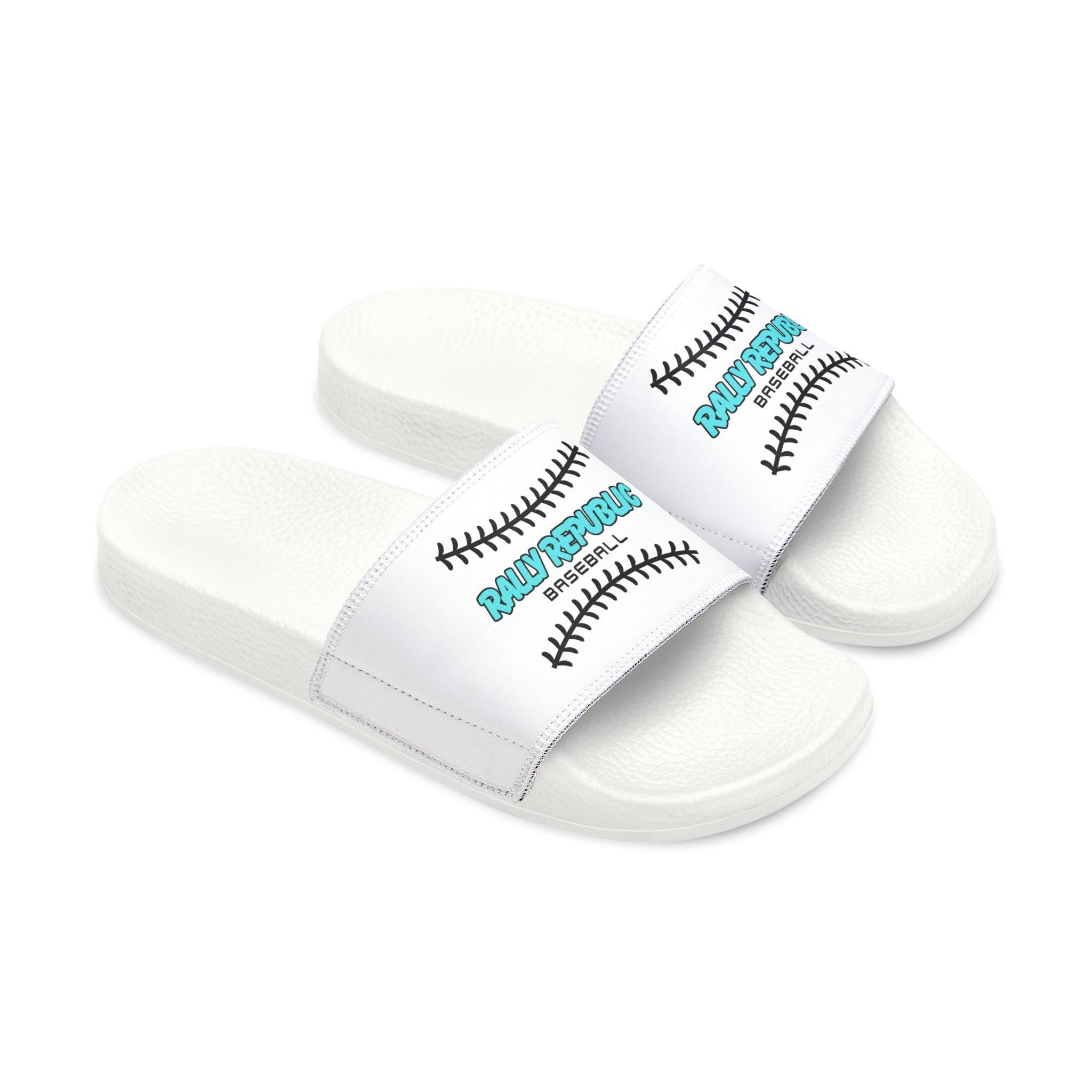 Rally Baseball Youth Removable-Strap Slides, by Rally Republic
