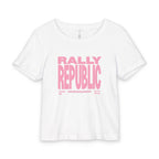 Rally Girl Softball USA Rib Baby Tee, by Rally Republic