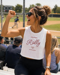Rally Baseball Mom Crop Top | Athleisure Game Day Tank