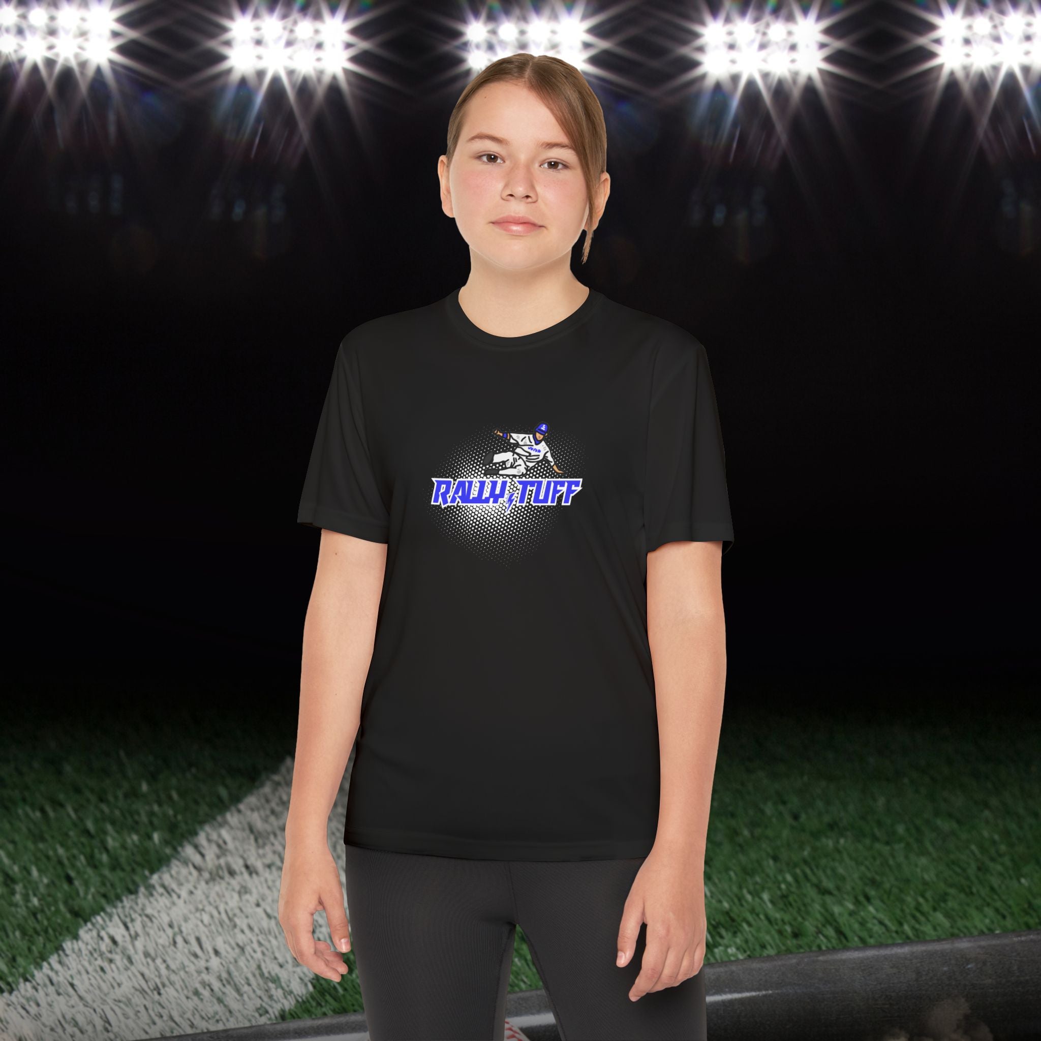 Rally TUFF On The Base-Path Boy’s Athletic Tee