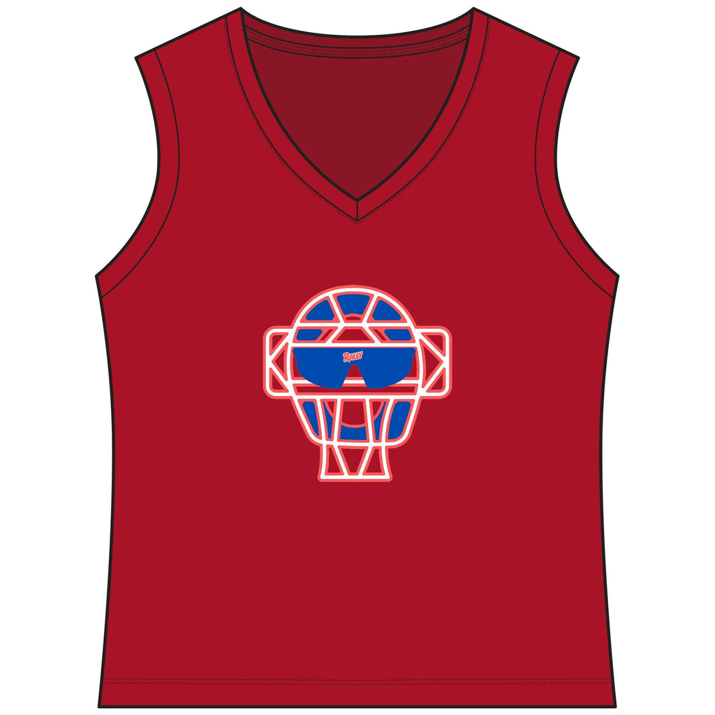 Catch The Rally Women's Sleeveless Competitor V-Neck Tee