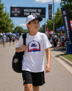 Rally Cap Youth Competitor Tee, by Rally Republic