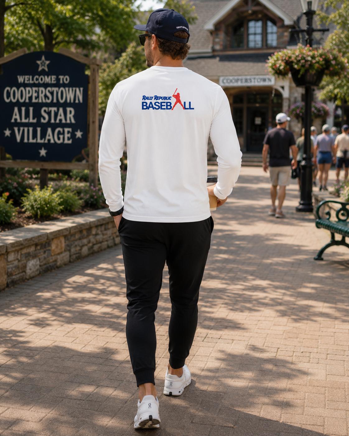 Rally Cap Long Sleeve Sport Tee, by Rally Republic