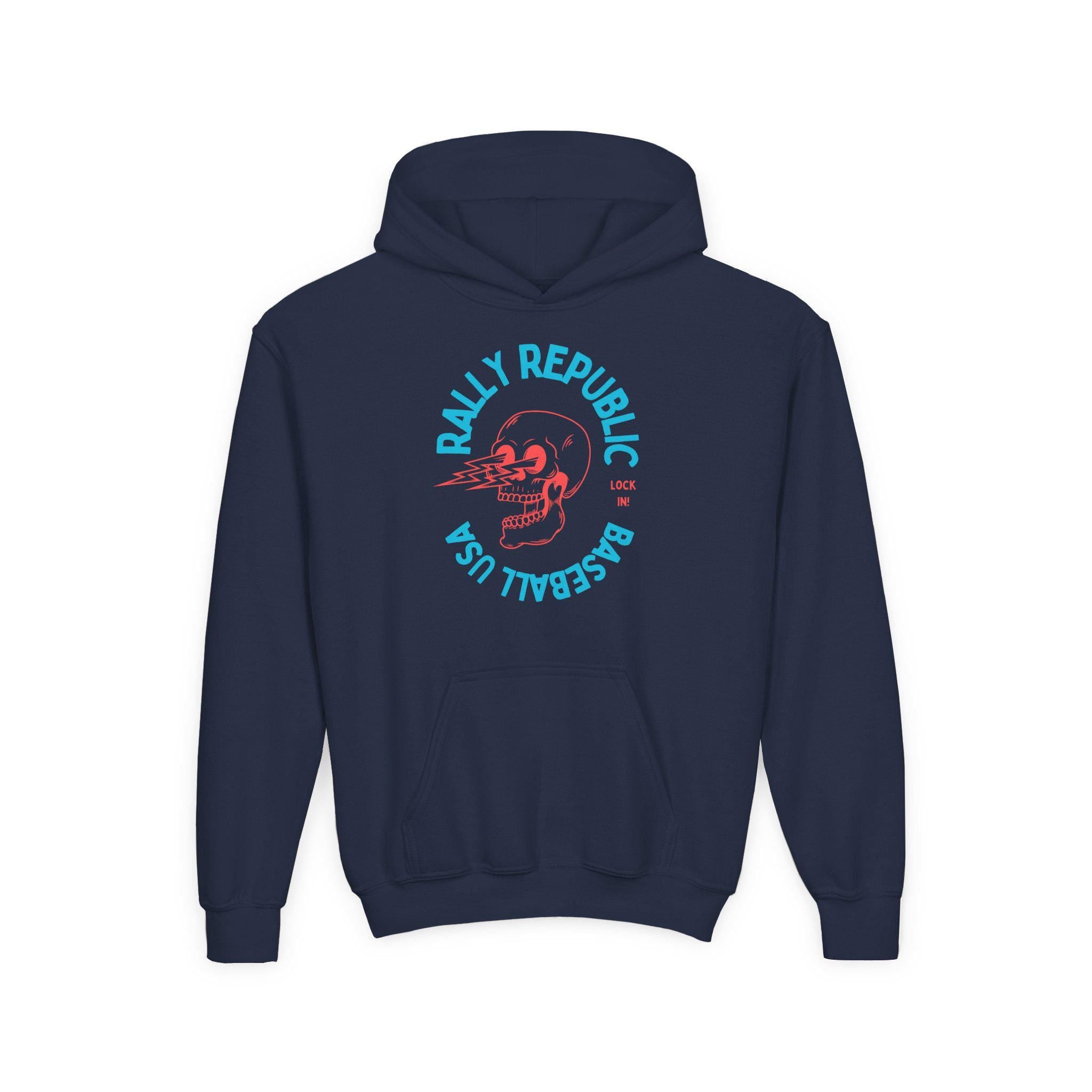 Rally Republic Baseball Lock In Youth Hoodie
