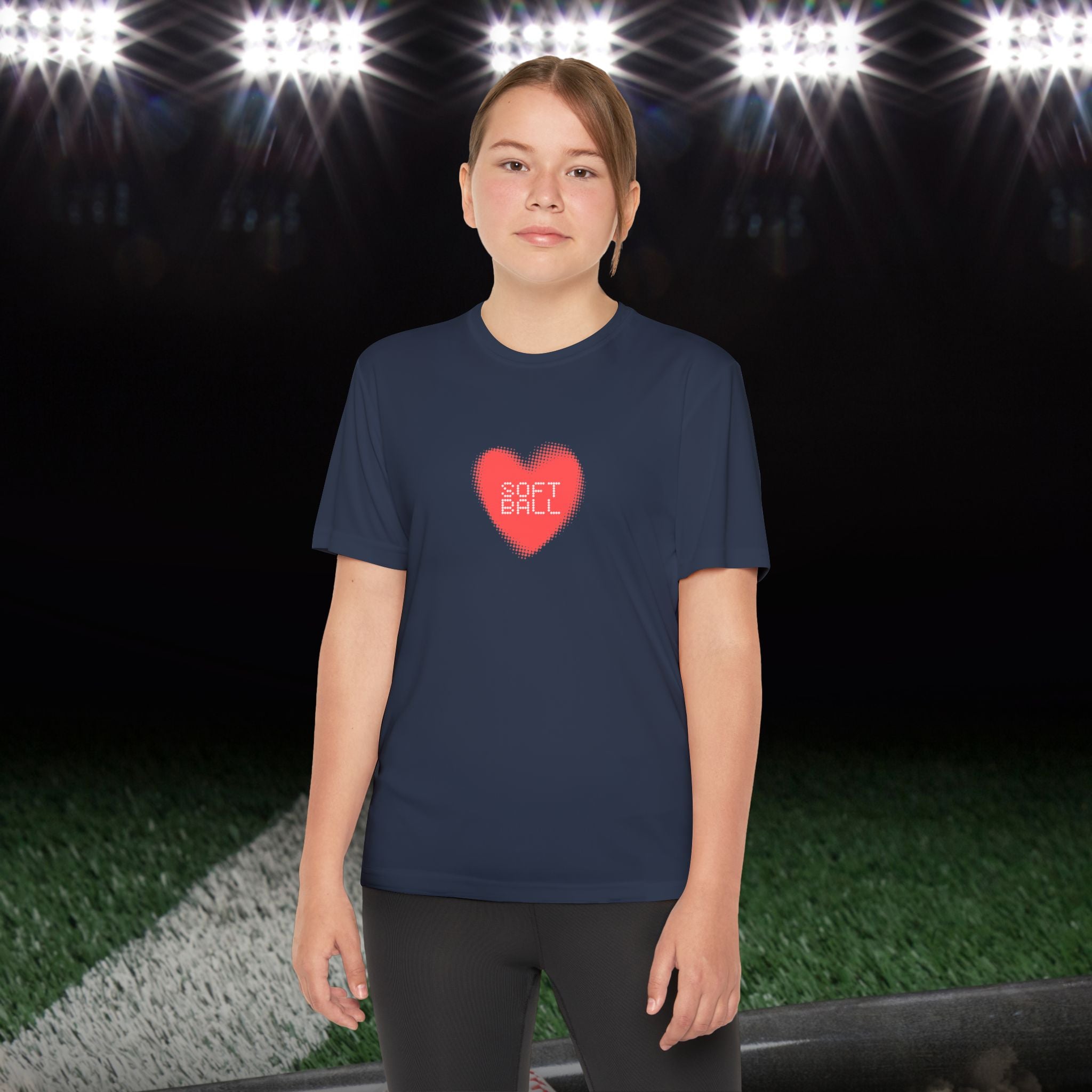 Dear Softball, Girl’s Athletic Tee