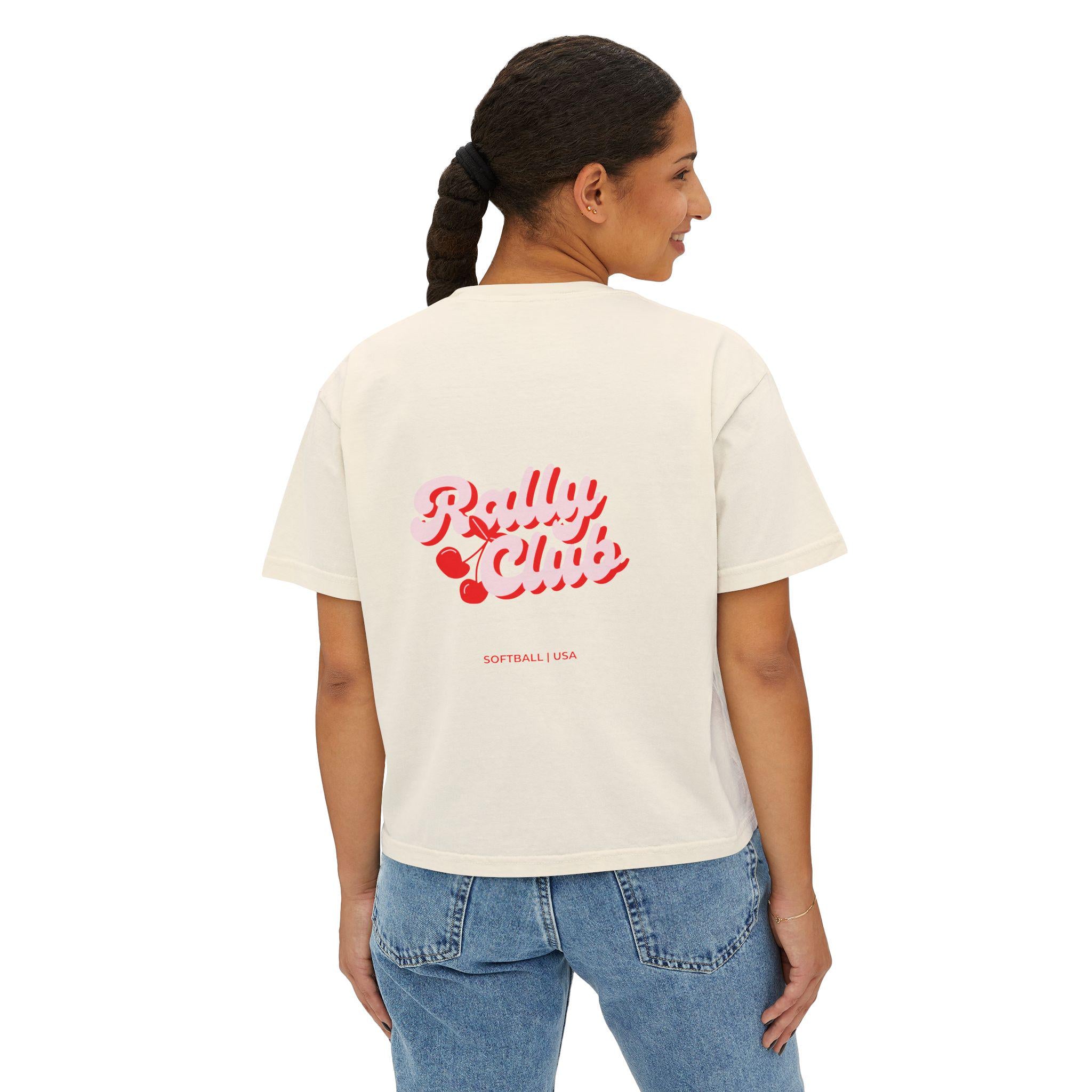 Rally Girl Club Boxy Tee, by Rally Republic