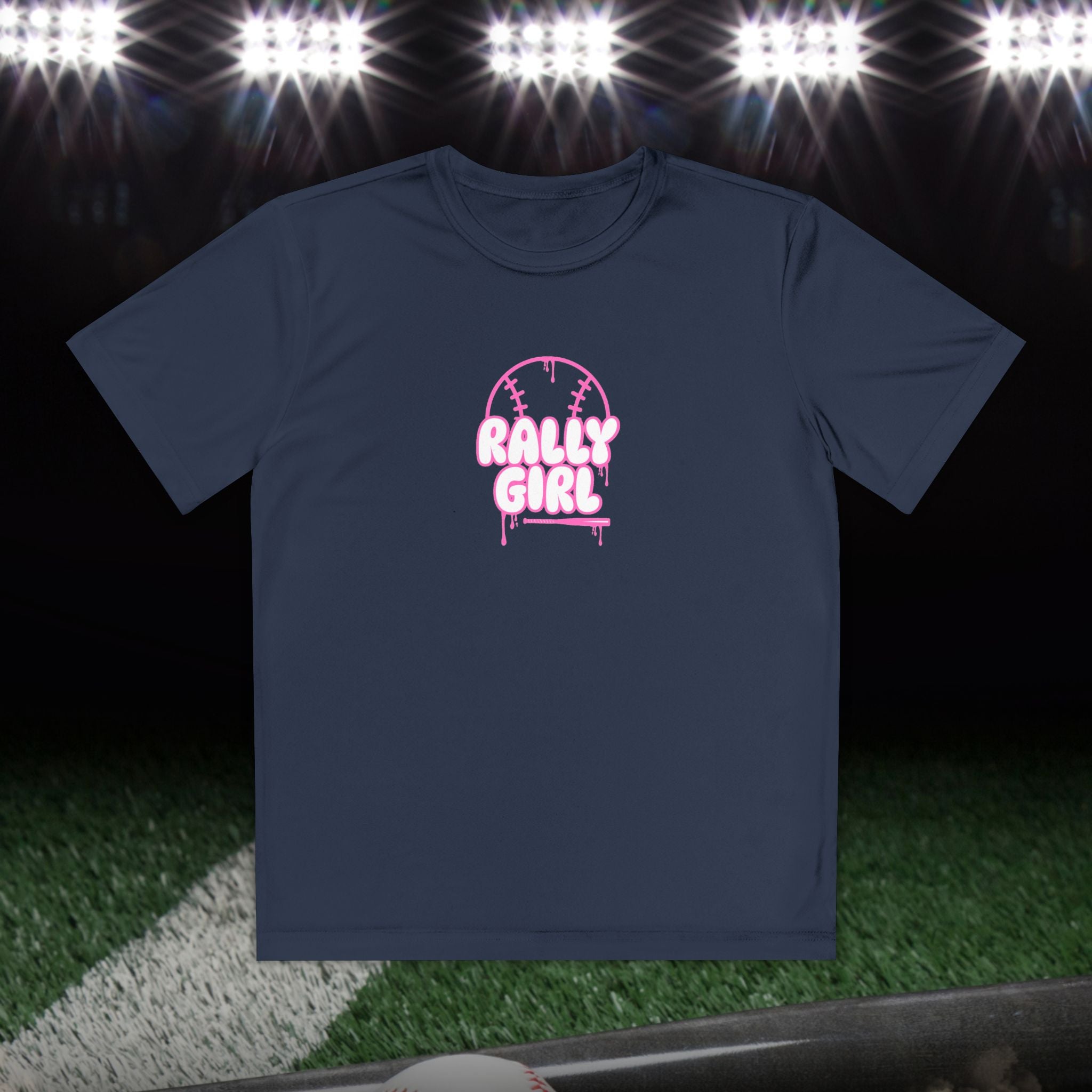 RallyGirl Drip Girl’s Athletic Tee