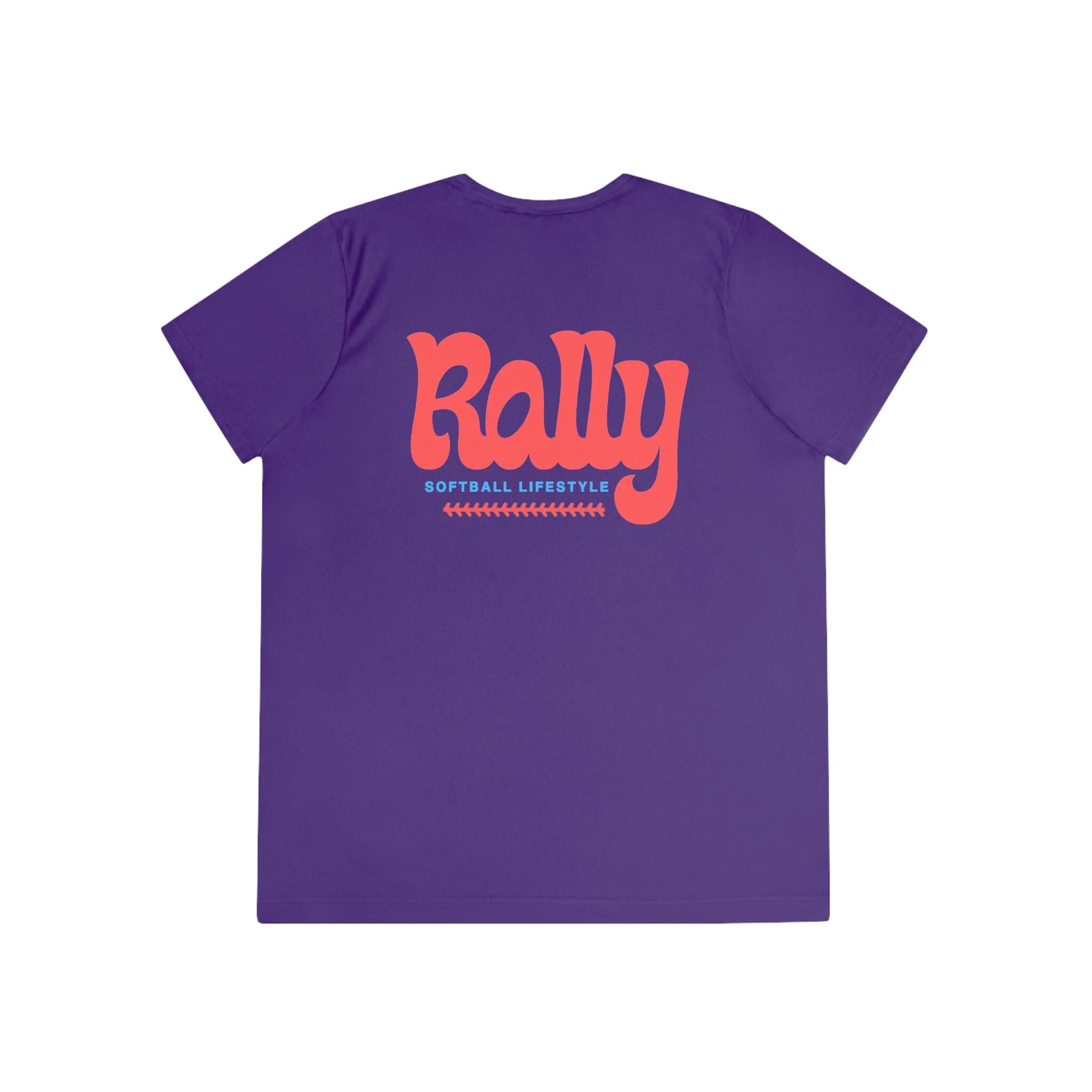 Rally Softball Lifestyle Ladies Competitor Tee, by Rally Republic