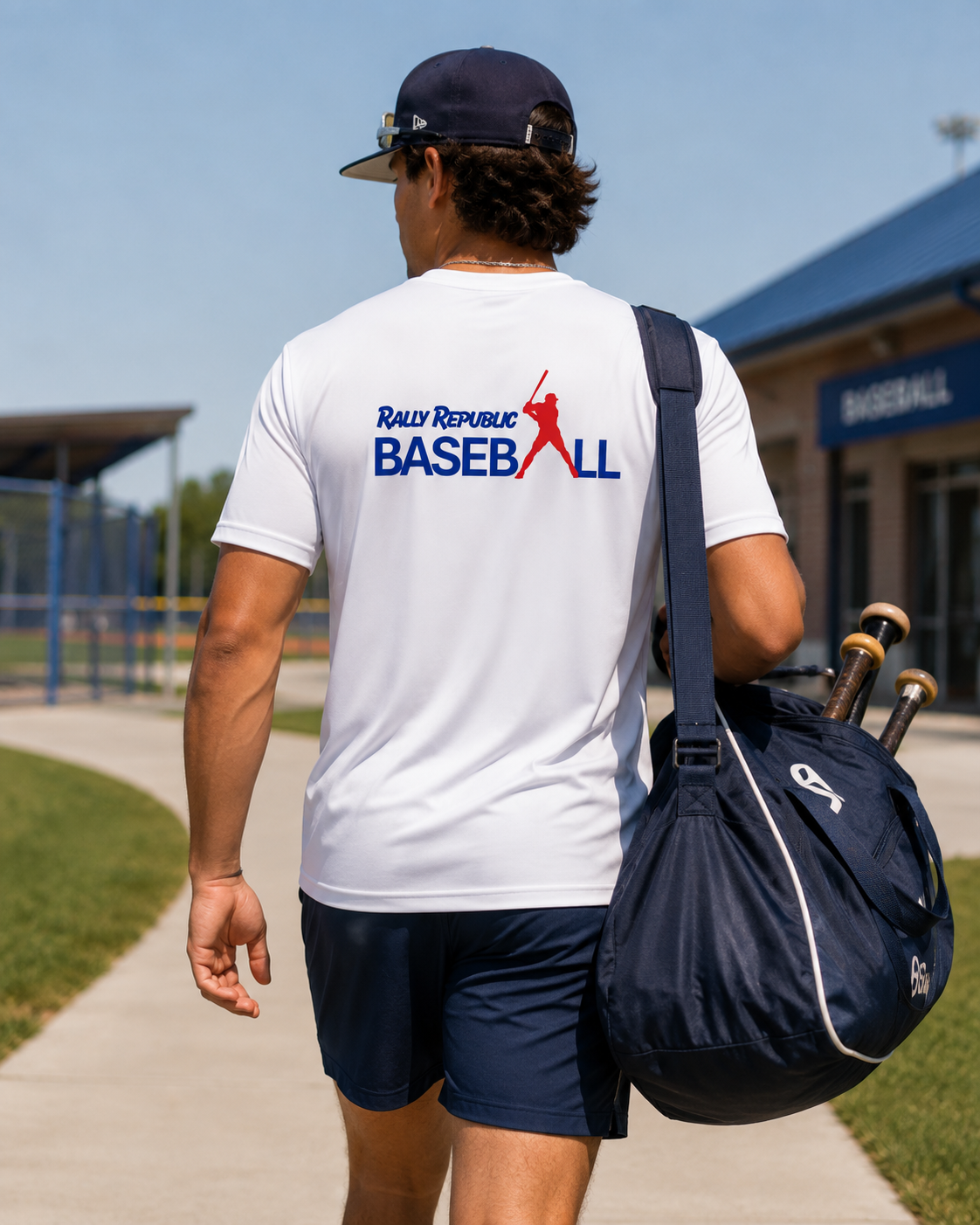The Rally Cap Men’s Athletic Tee