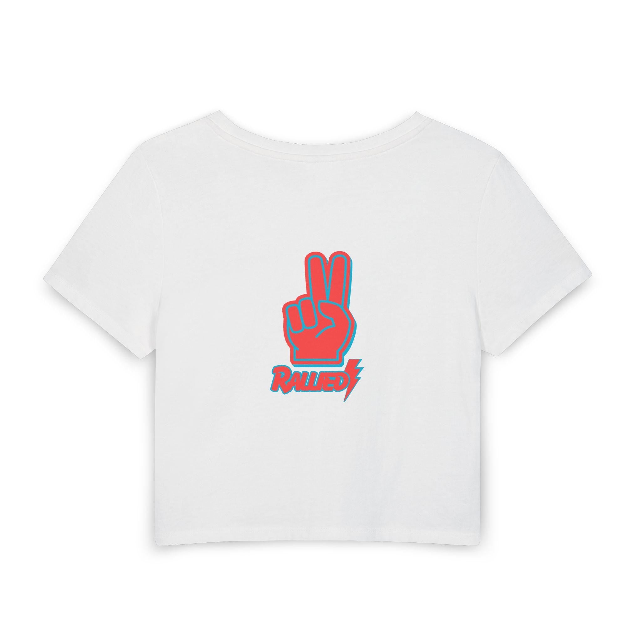 Rally Mode Women's Baby Tee, by Rally Republic