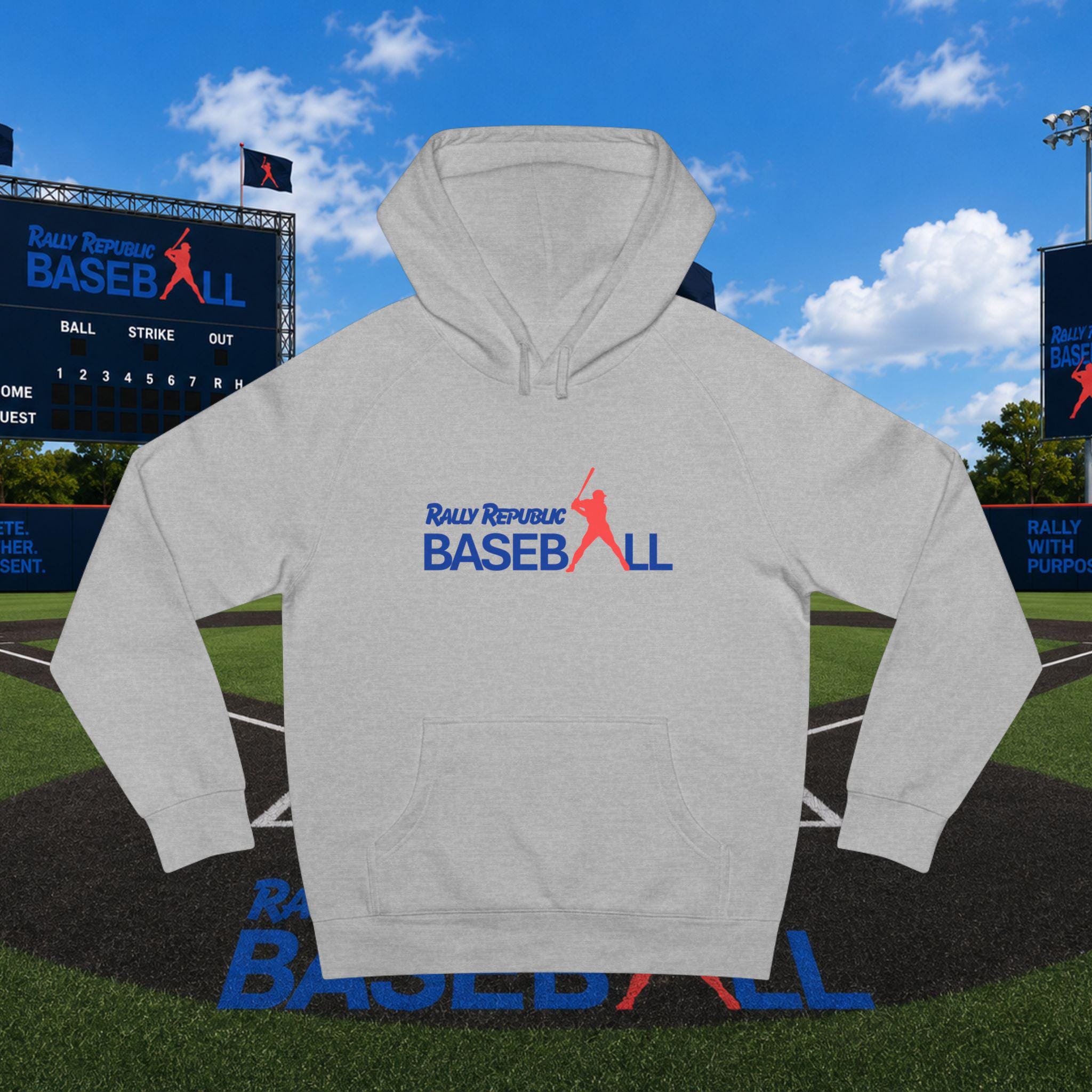Rally Republic Hitter Logo Adult Baseball Hoodie