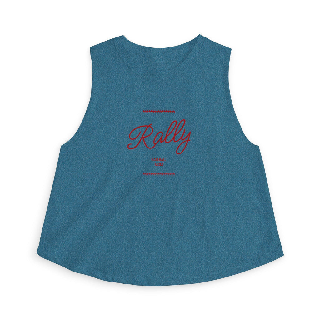 Rally Baseball Mom Crop Top | Athleisure Game Day Tank