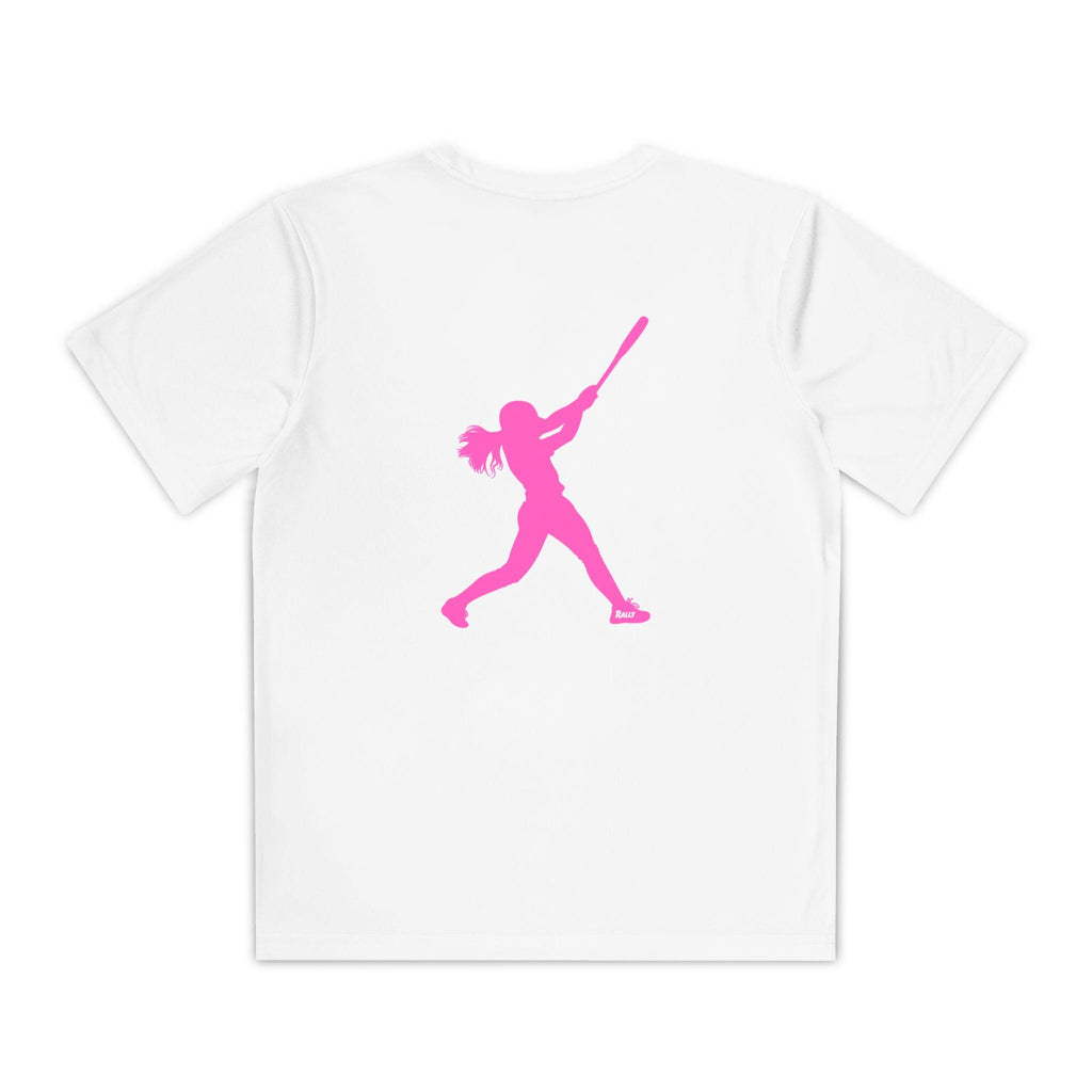 Rally Girl Signature Hitter Youth Competitor Tee, by Rally Republic