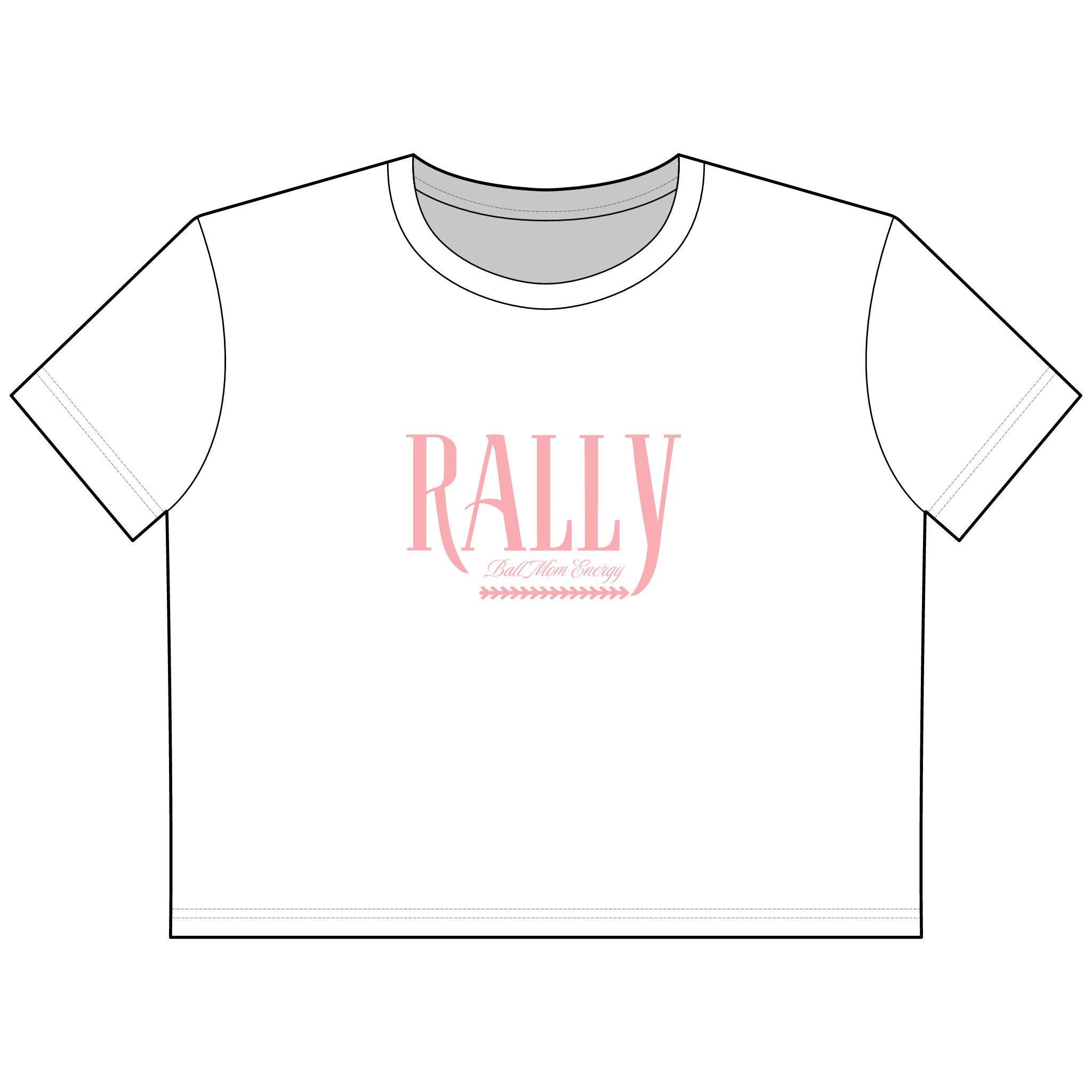 Ball Mom Energy Women's Cropped Boxy Tee, by Rally Republic