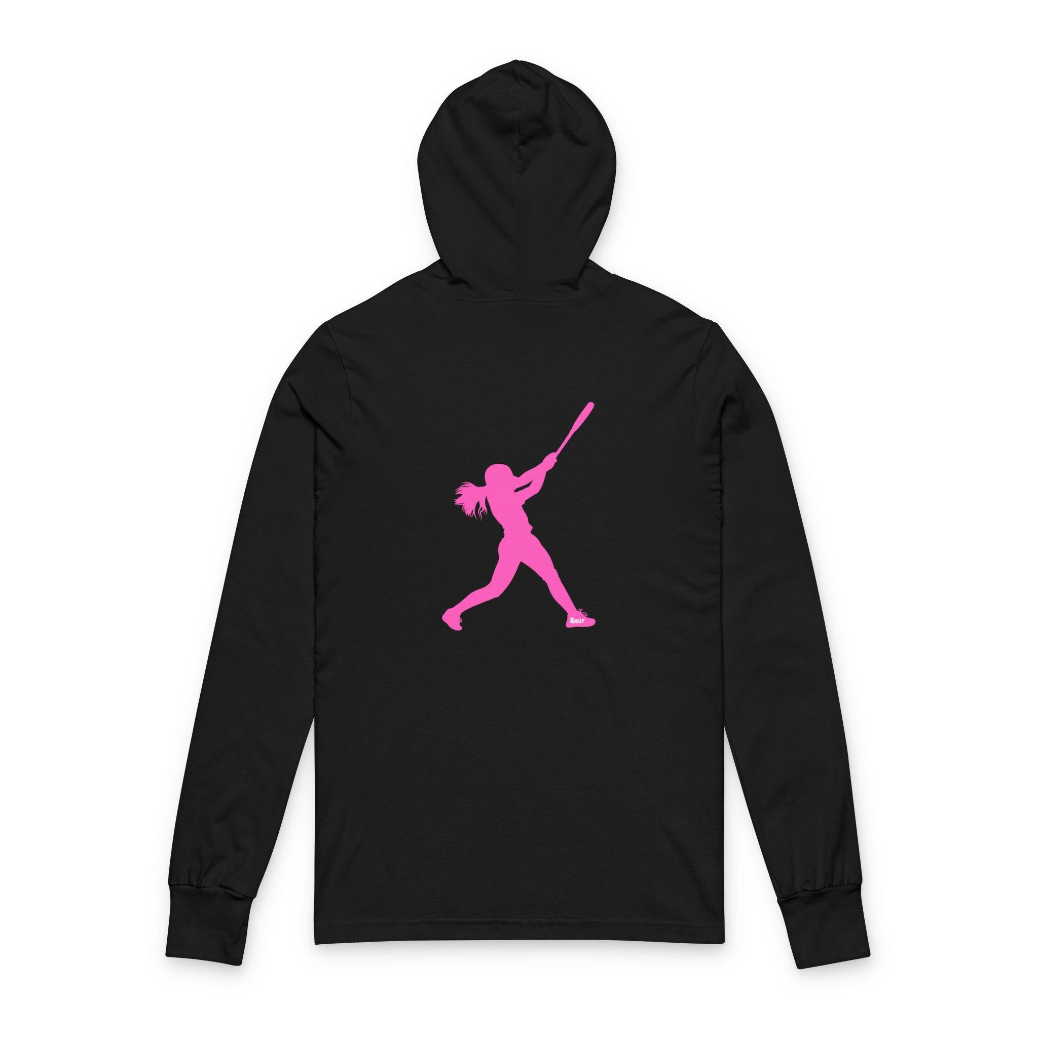 Rally Girl Signature Hitter Long Sleeve Hoodie Tee, by Rally Republic