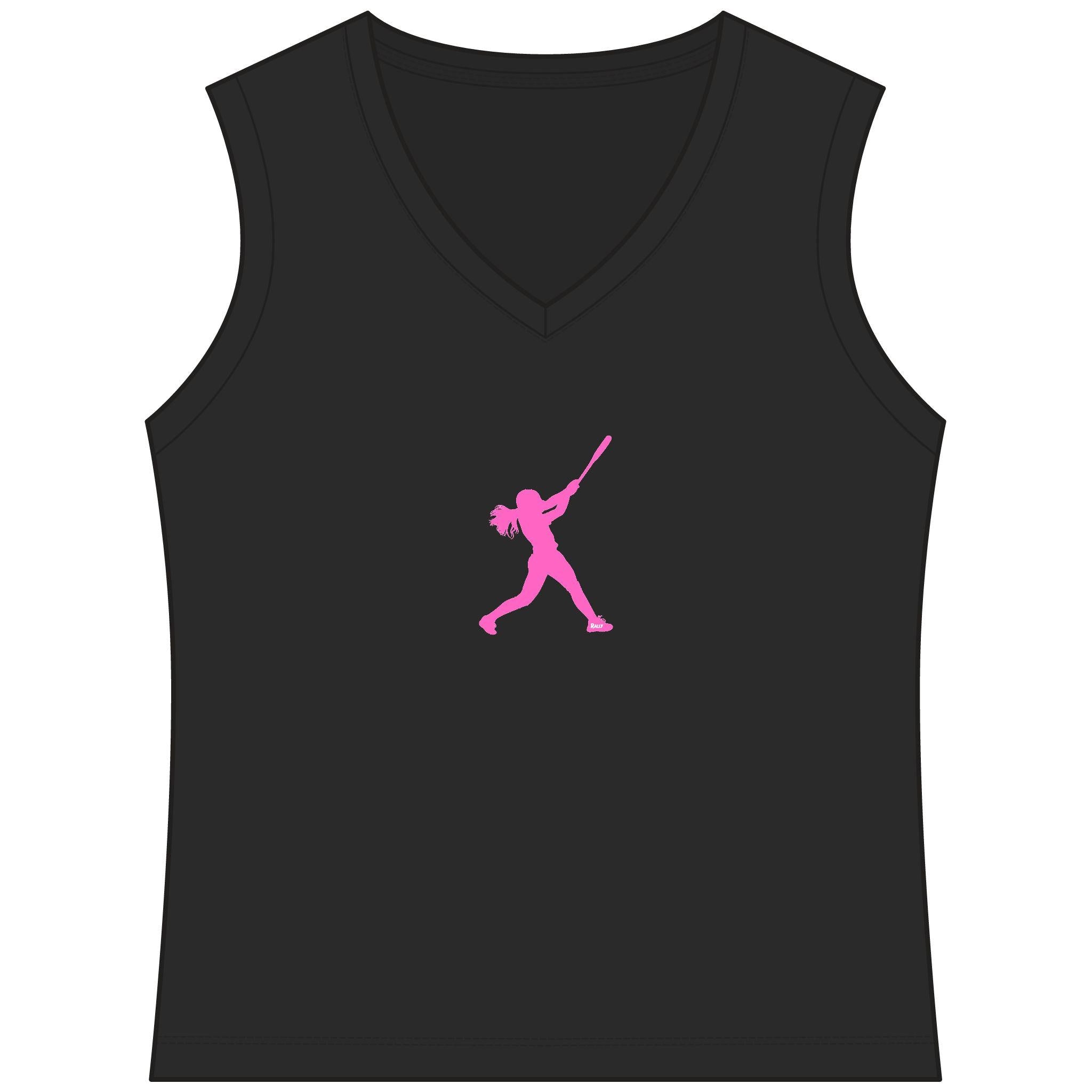 Rally Girl Signature Hitter Sleeveless Performance Tee, by Rally Republic