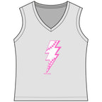Be The Rally Women's Sleeveless Competitor V-Neck Tee, by Rally Republic