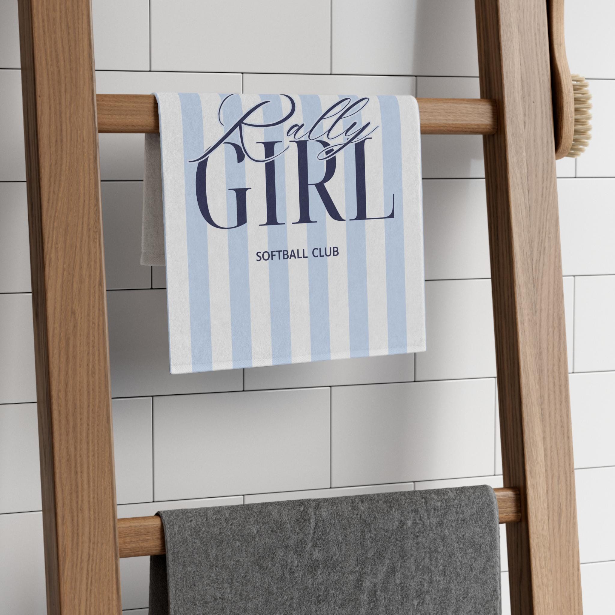 The “Rally Girl Softball Club” Rally Towel, by Rally Republic