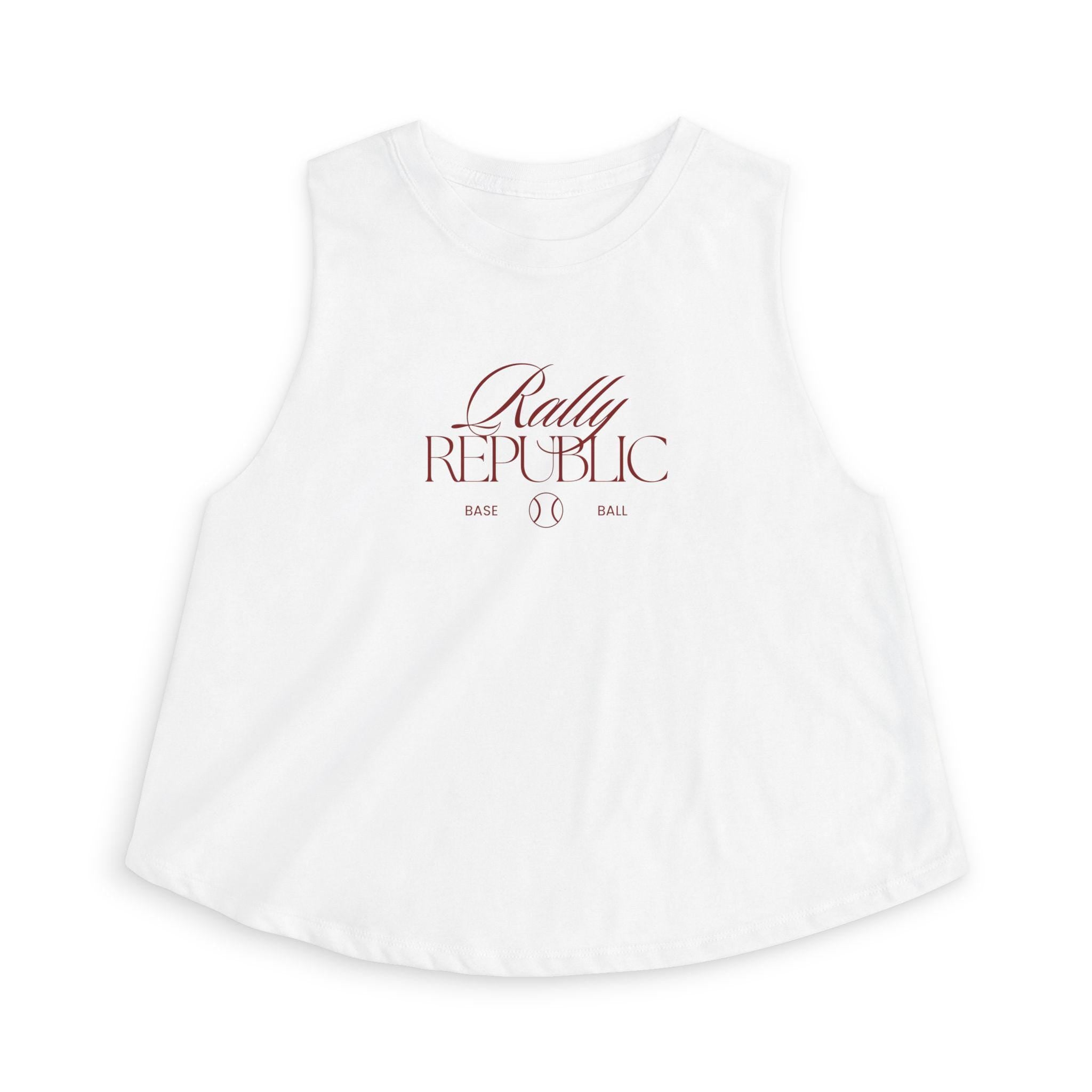 Rally Republic Script Women’s Crop Tank