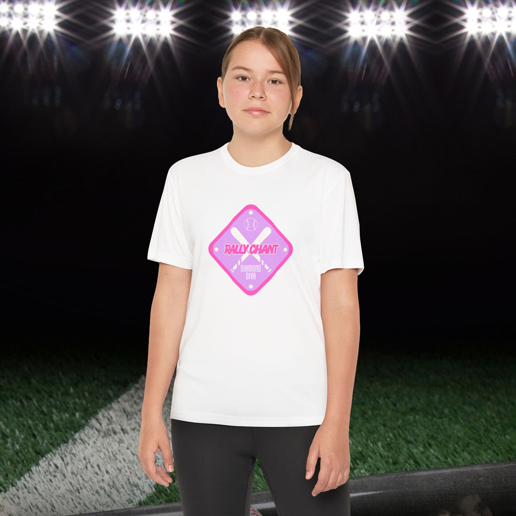 Diamond Diva Girls Athletic Tee