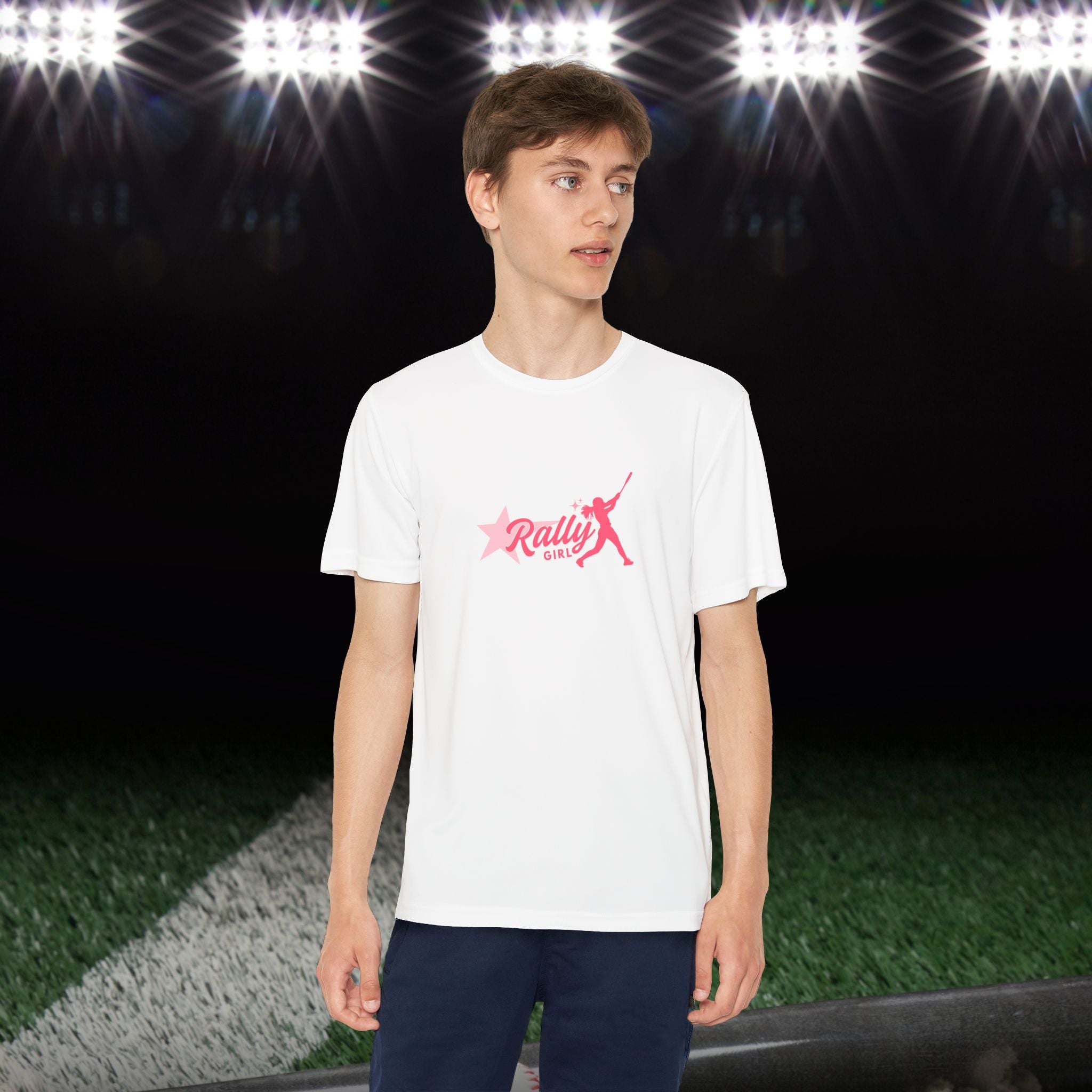RallyGirl Star Girl’s Athletic Tee