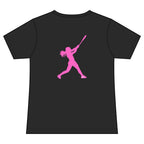 Rally Girl Signature Hitter Performance V-Neck Tee, by Rally Republic