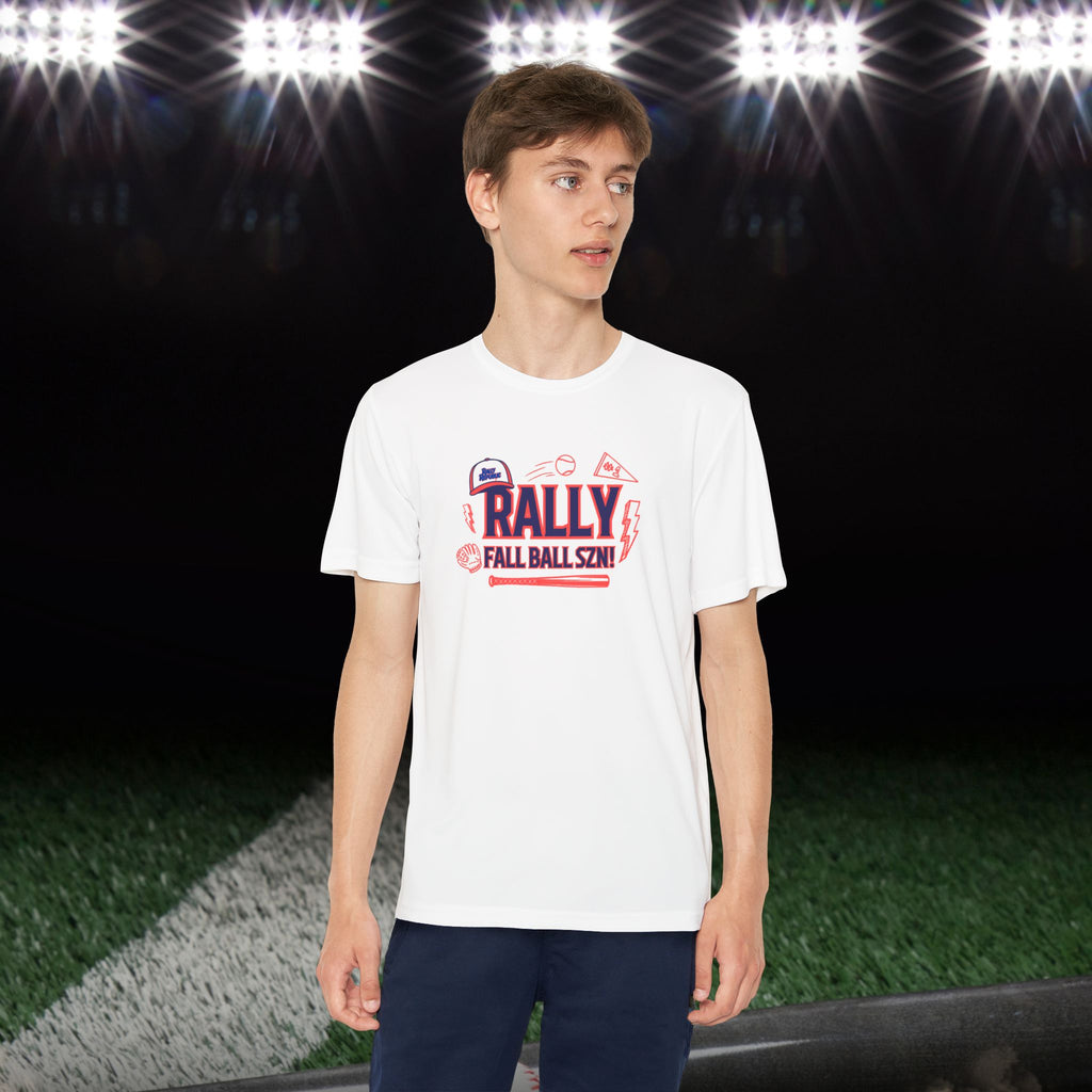 Rally FALL BALL Youth Athletic Tee