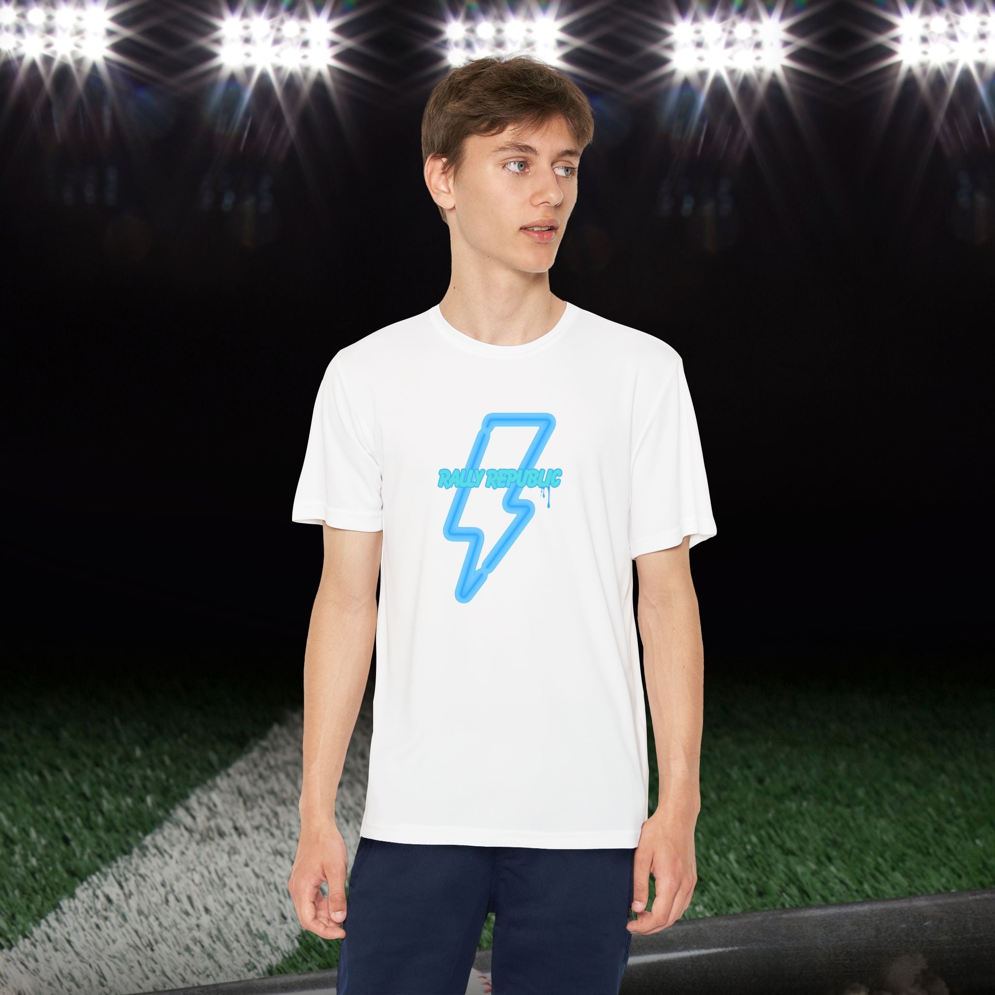Rally Ball Energy Boy’s Athletic Tee