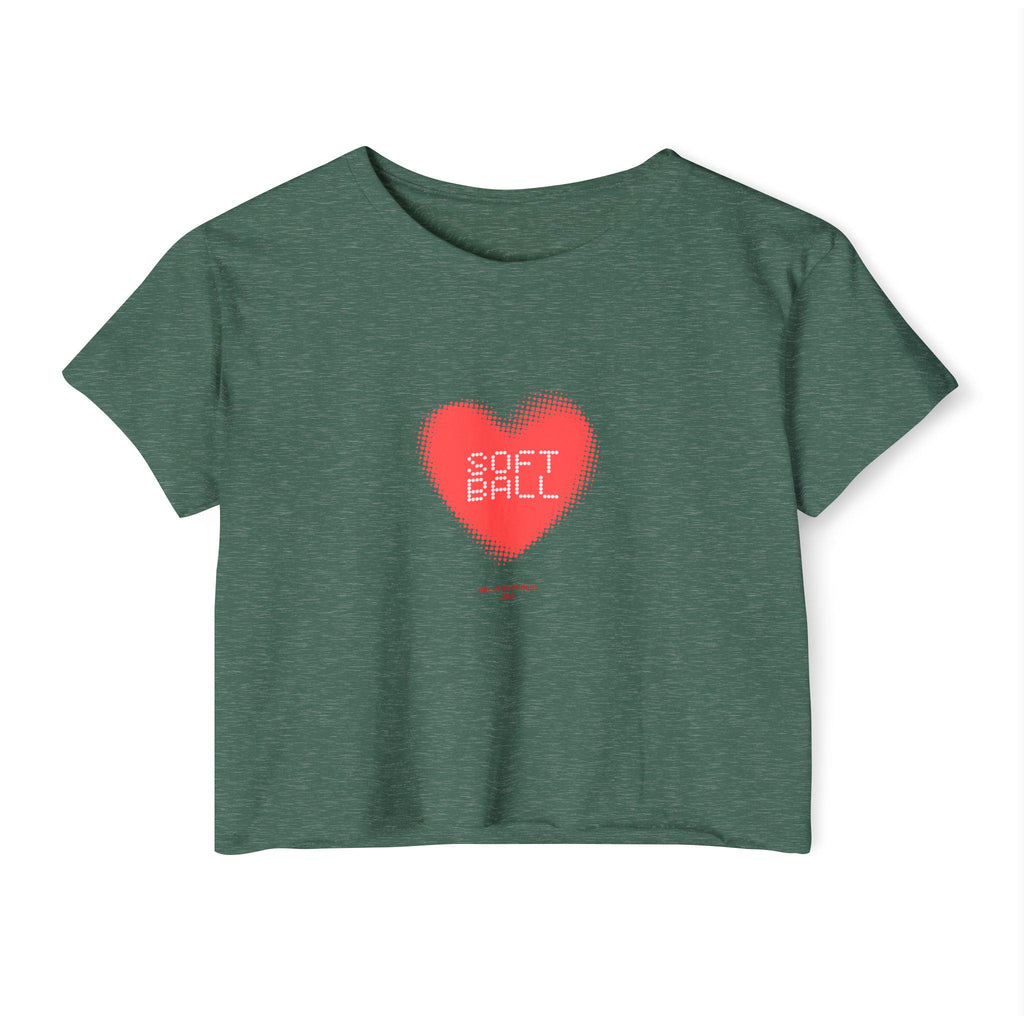 Softball Love Crop Top, by Rally Republic