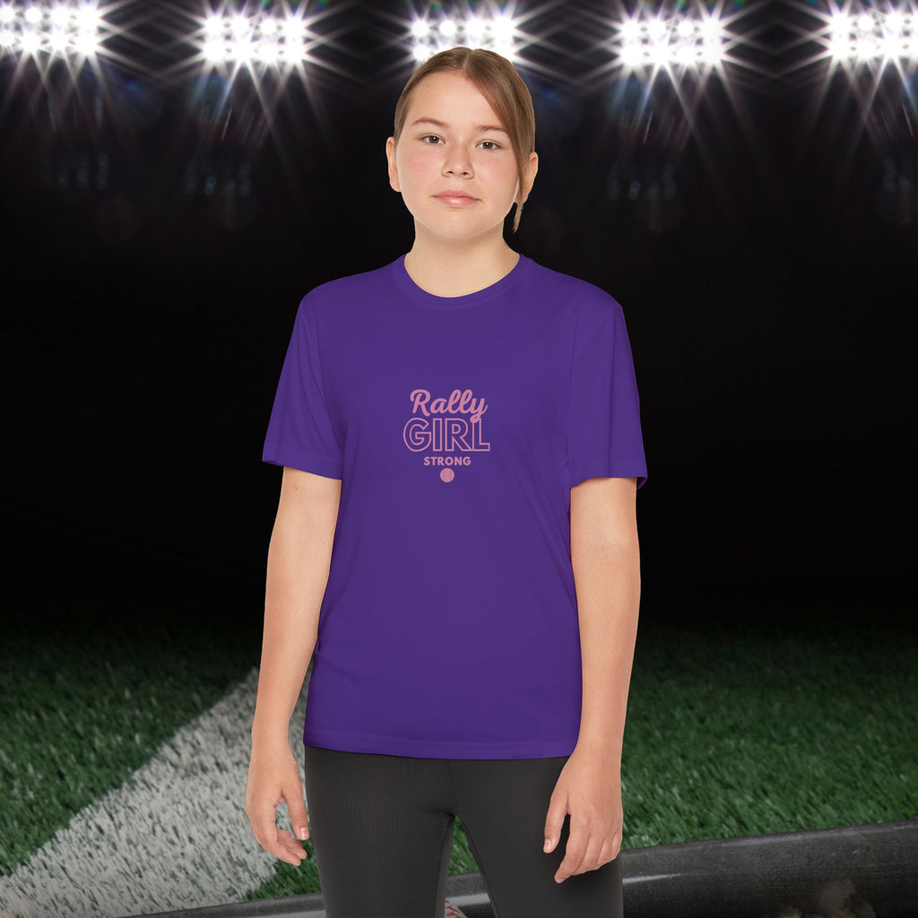 RallyGirl Strong Girl’s Athletic Tee