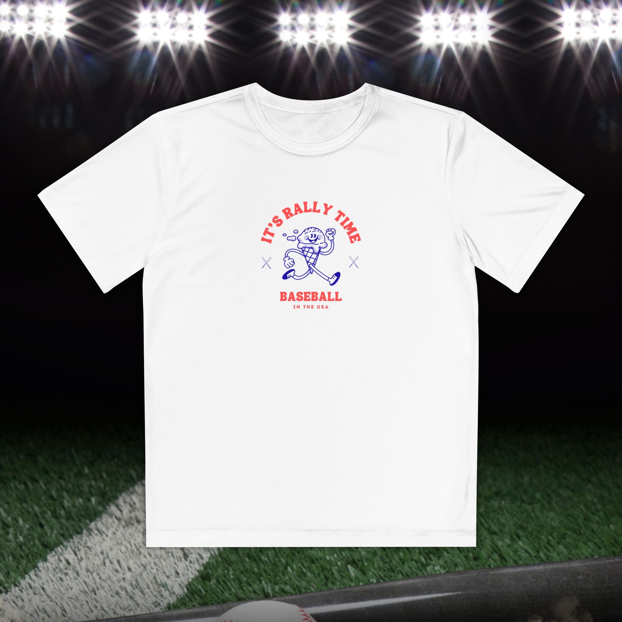Baseball In The USA Boy’s Athletic Tee