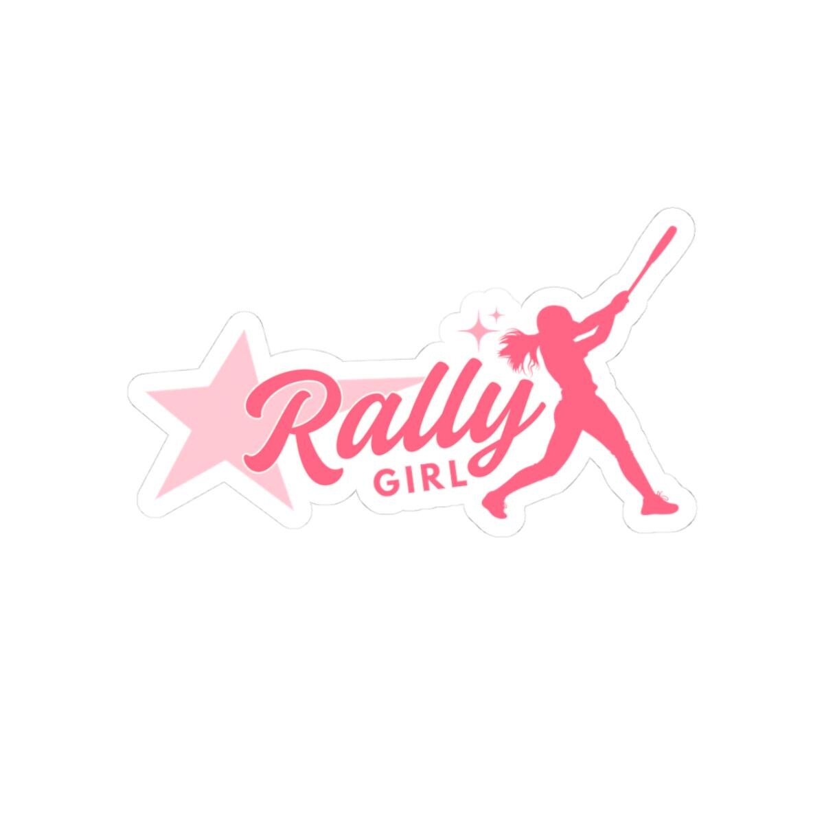 Rally Girl Softball Stickers, by Rally Republic