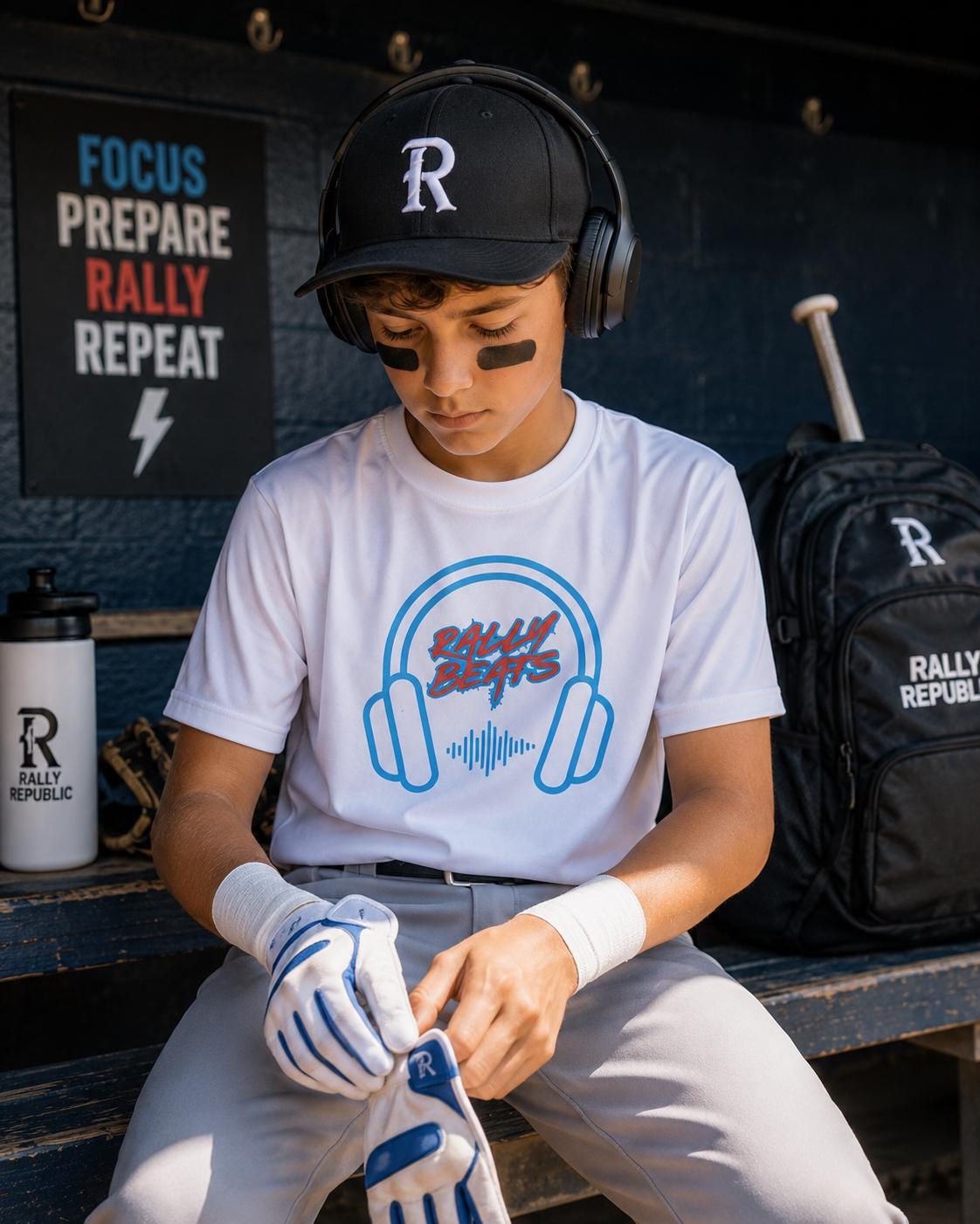 Rally Beats Youth Competitor Tee, by Rally Republic
