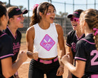Rally Chant Diamond Diva Crop Top | Softball Graphic Crop Top by Rally Republic