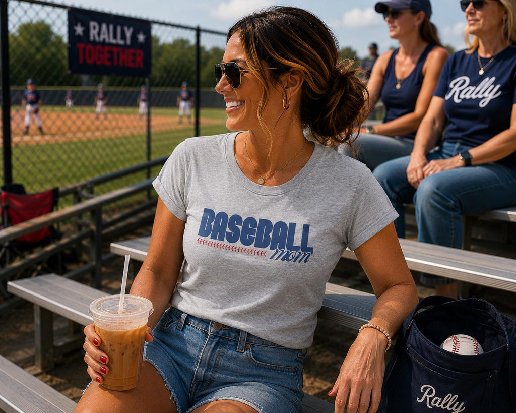 Baseball Mom Tee, by Rally Republic