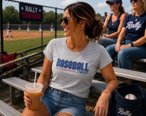 Baseball Mom Tee, by Rally Republic